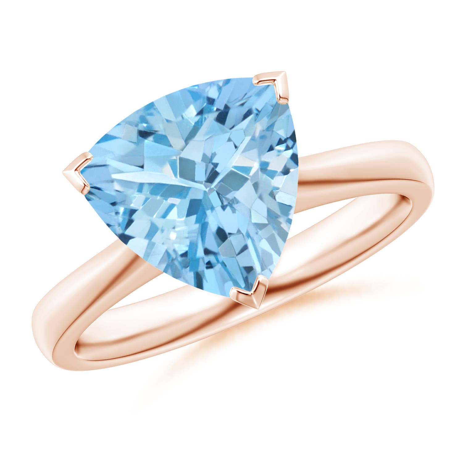 AAAA - Aquamarine / 2.6 CT / 14 KT Rose Gold