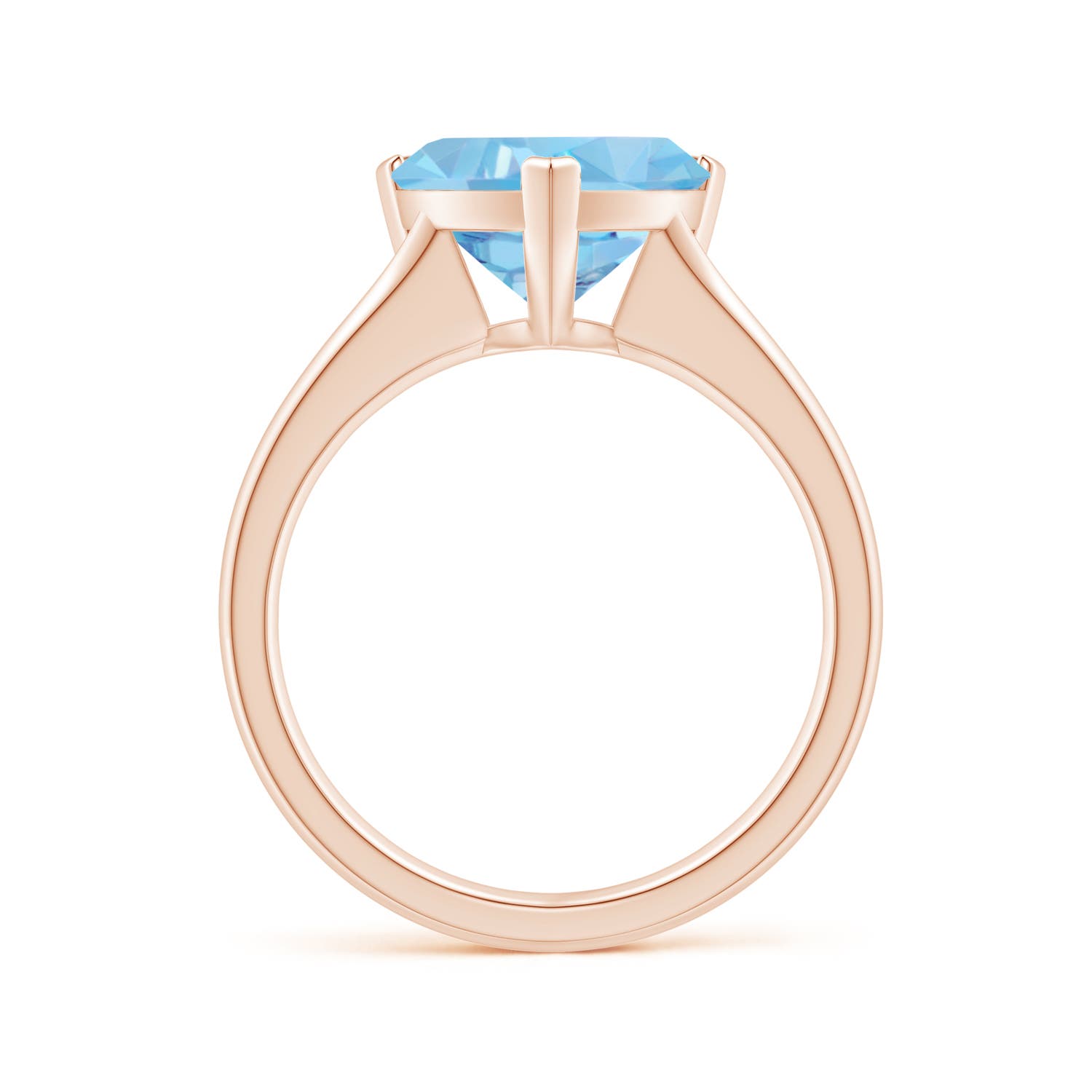 AAAA - Aquamarine / 2.6 CT / 14 KT Rose Gold