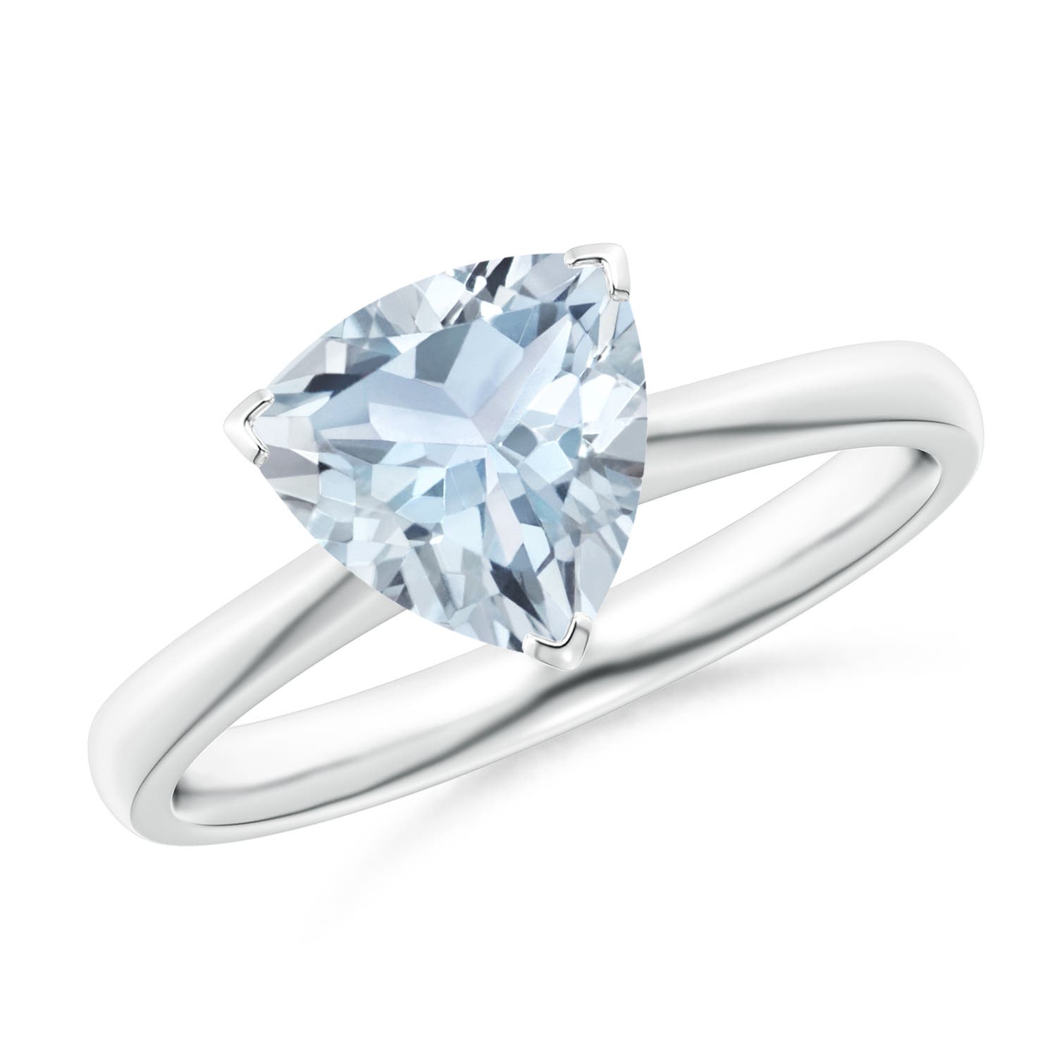 A - Aquamarine / 1.4 CT / 14 KT White Gold