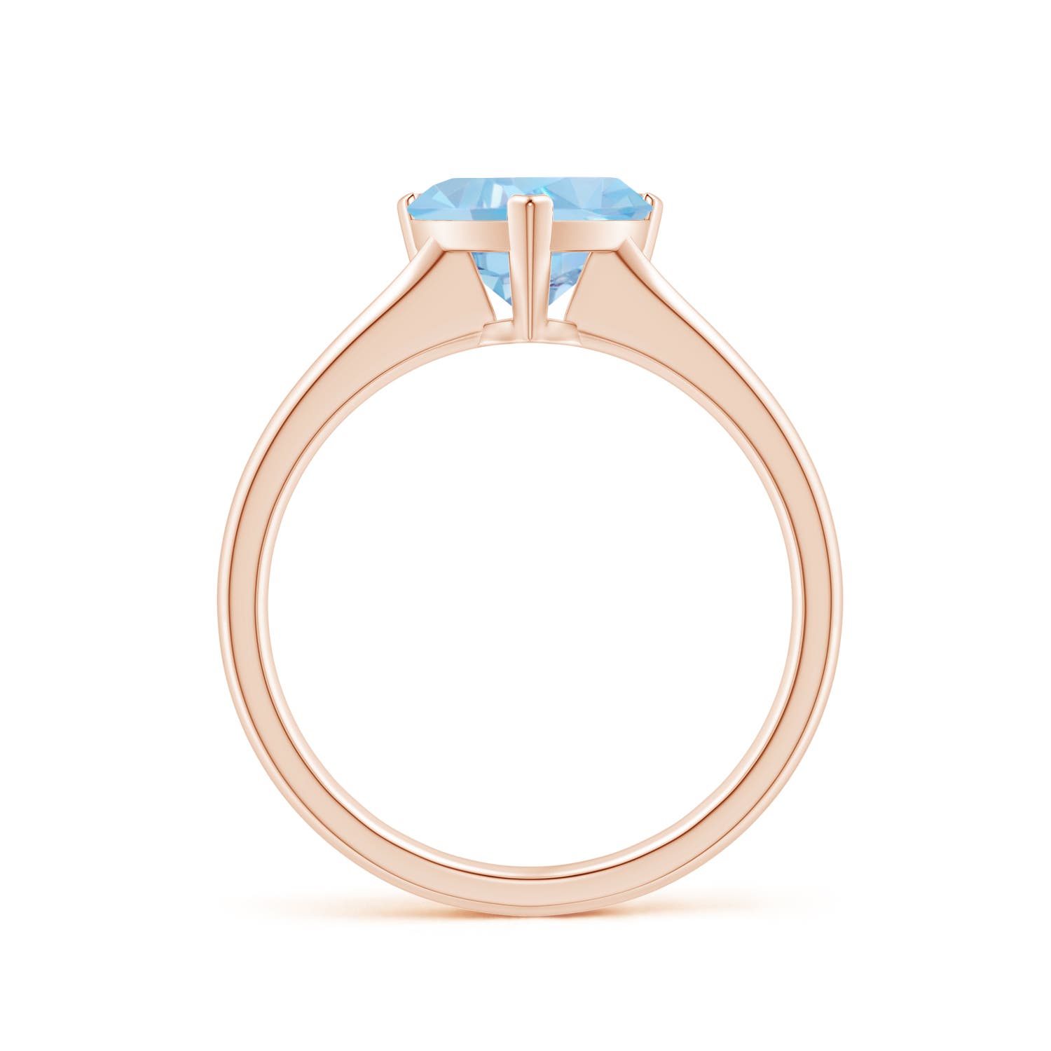 AAA - Aquamarine / 1.4 CT / 14 KT Rose Gold