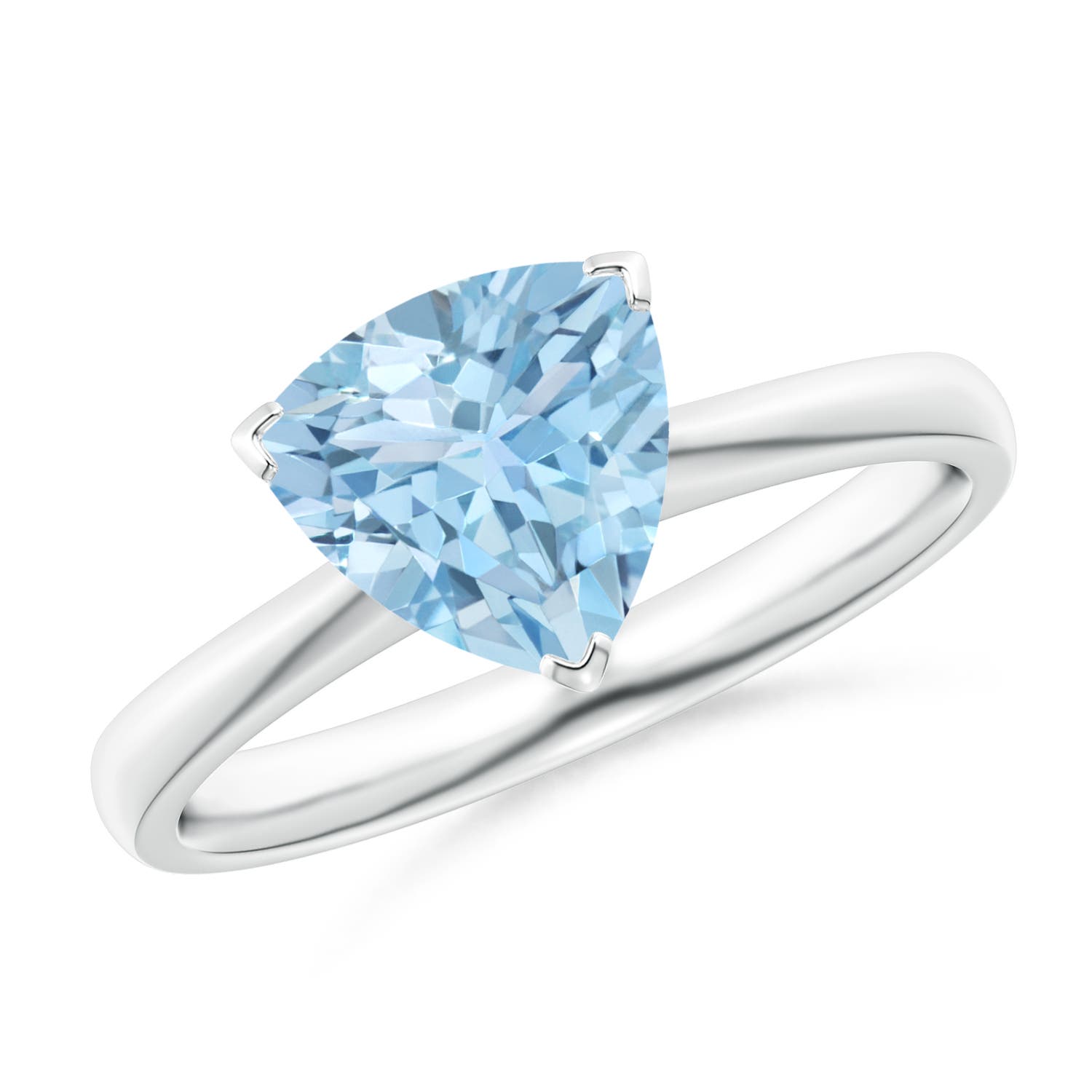 AAA - Aquamarine / 1.4 CT / 14 KT White Gold