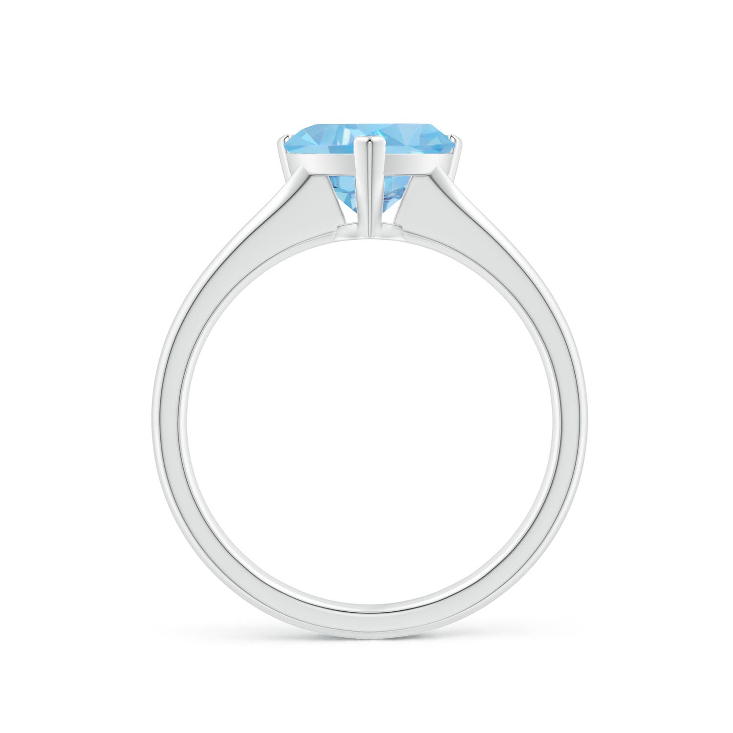 AAAA - Aquamarine / 1.4 CT / 14 KT White Gold