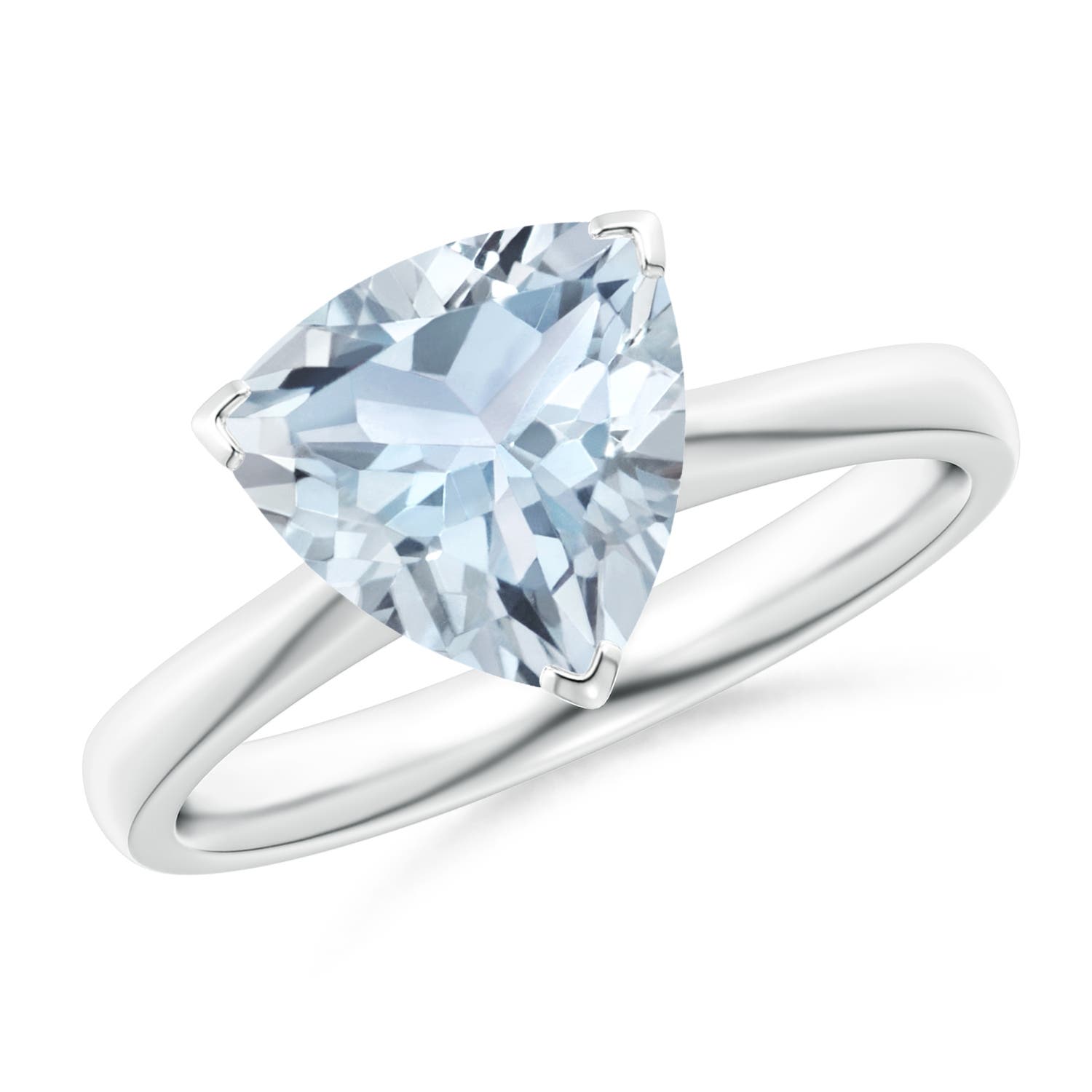 A - Aquamarine / 2.1 CT / 14 KT White Gold