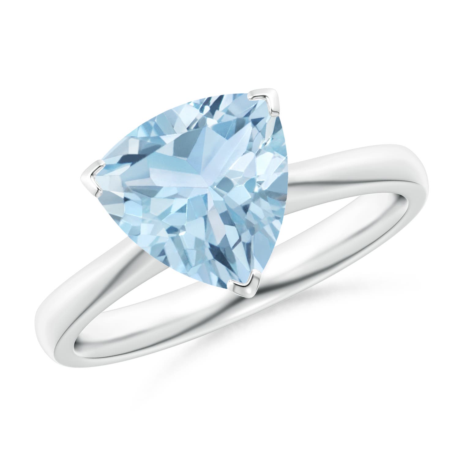 AA - Aquamarine / 2.1 CT / 14 KT White Gold