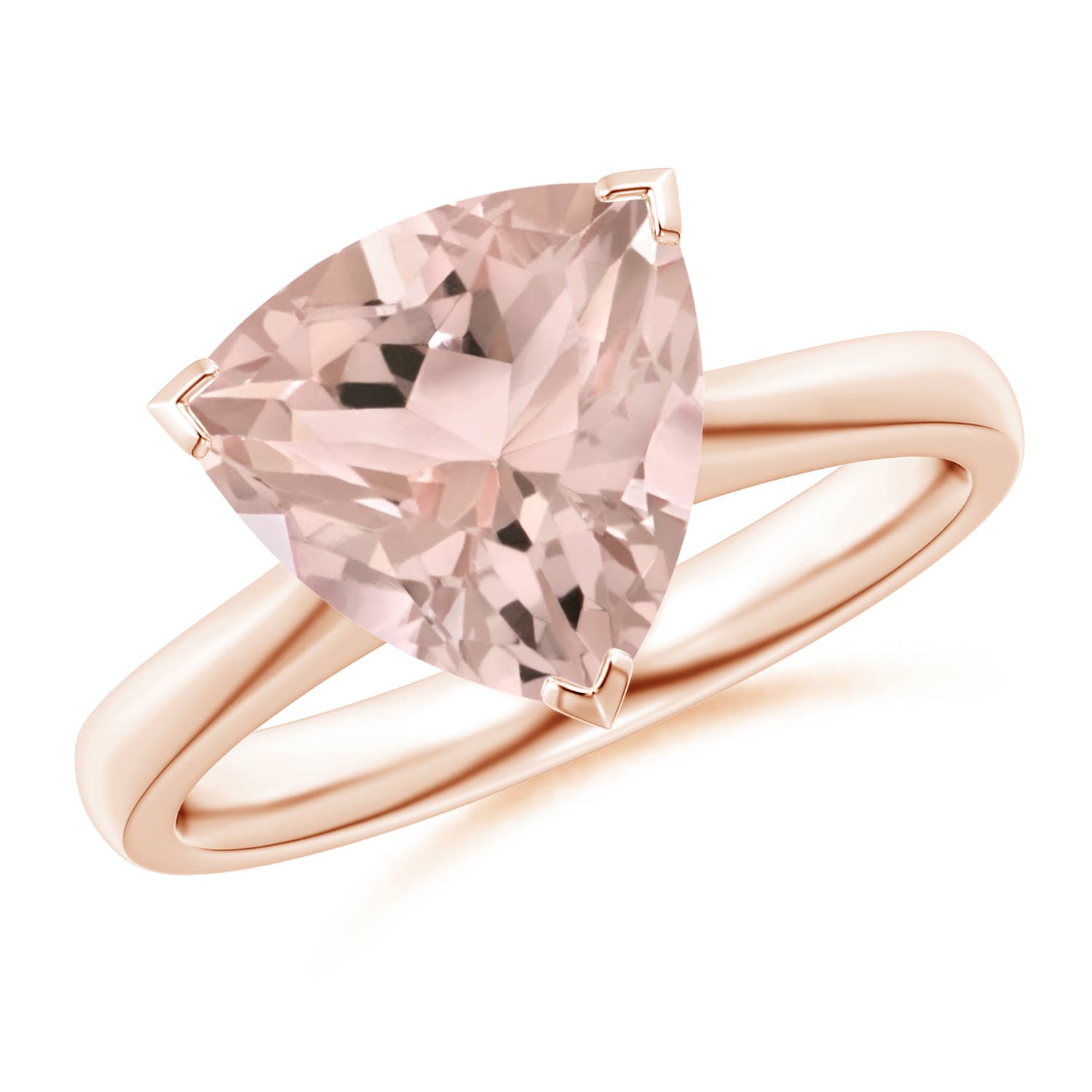 A - Morganite / 2.5 CT / 14 KT Rose Gold