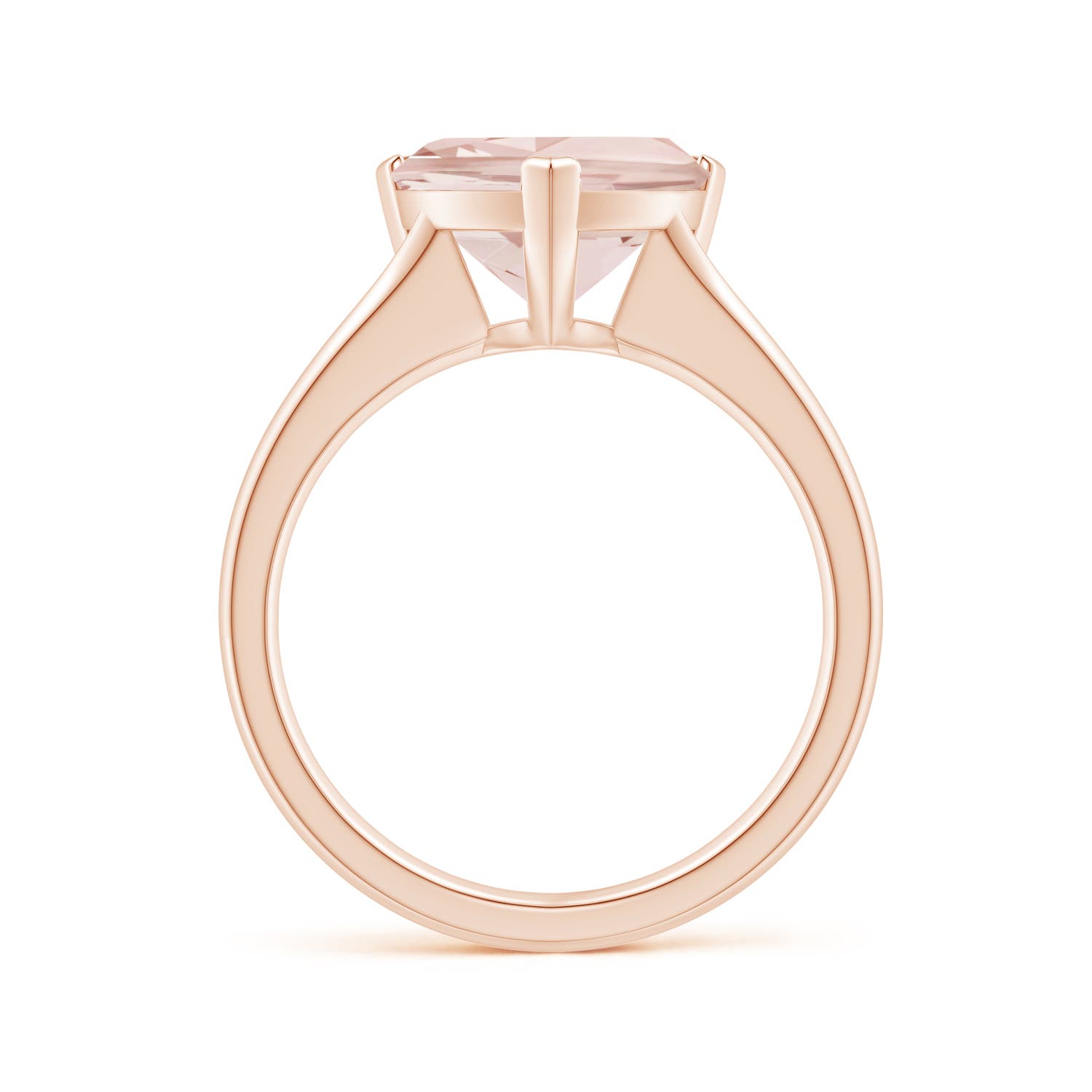 A - Morganite / 2.5 CT / 14 KT Rose Gold