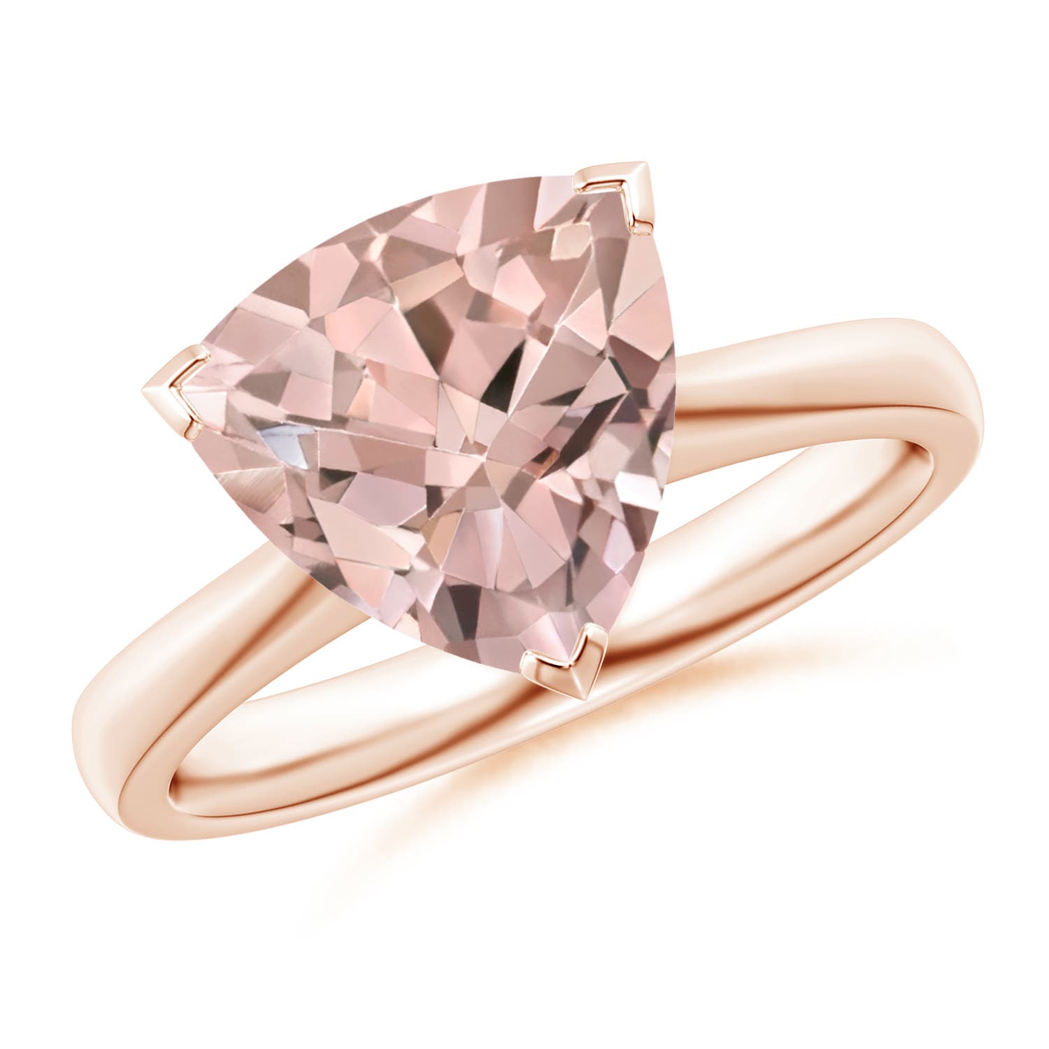 AA - Morganite / 2.5 CT / 14 KT Rose Gold