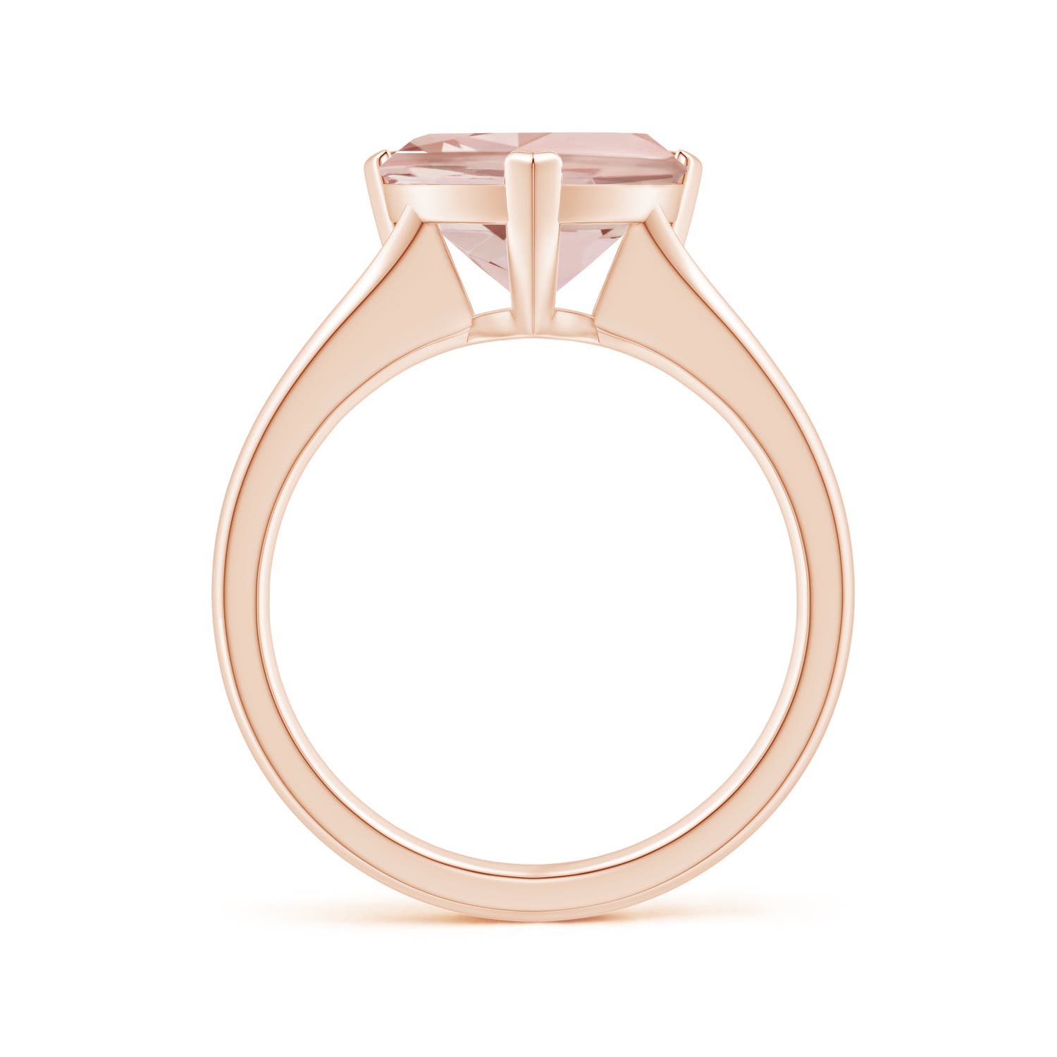 AA - Morganite / 2.5 CT / 14 KT Rose Gold