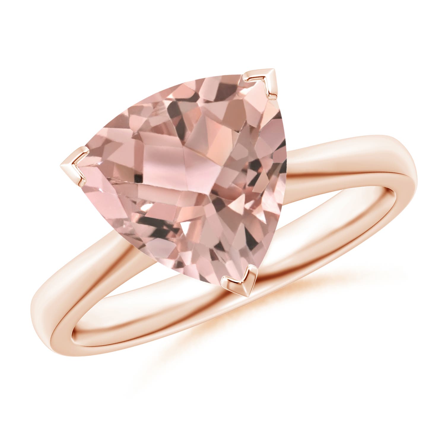 AAA - Morganite / 2.5 CT / 14 KT Rose Gold