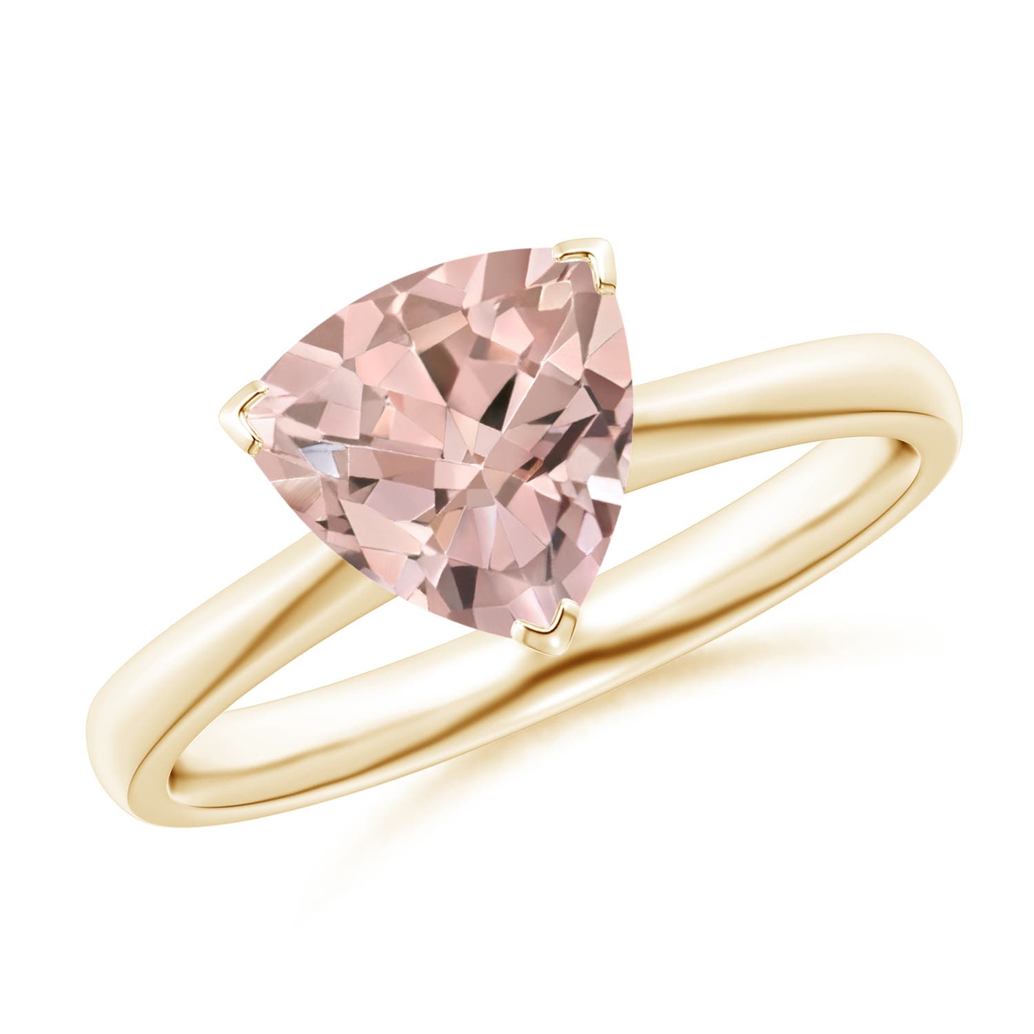 AA - Morganite / 1.35 CT / 14 KT Yellow Gold