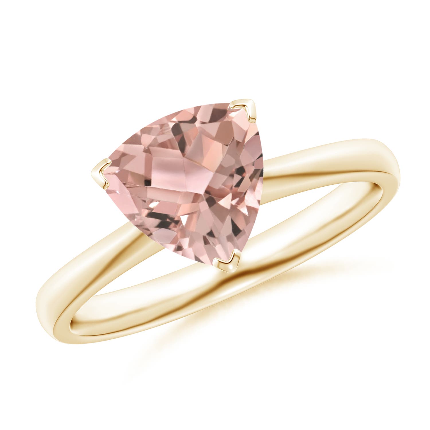 AAA - Morganite / 1.35 CT / 14 KT Yellow Gold