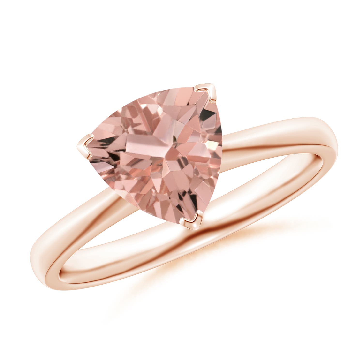 AAAA - Morganite / 1.35 CT / 14 KT Rose Gold