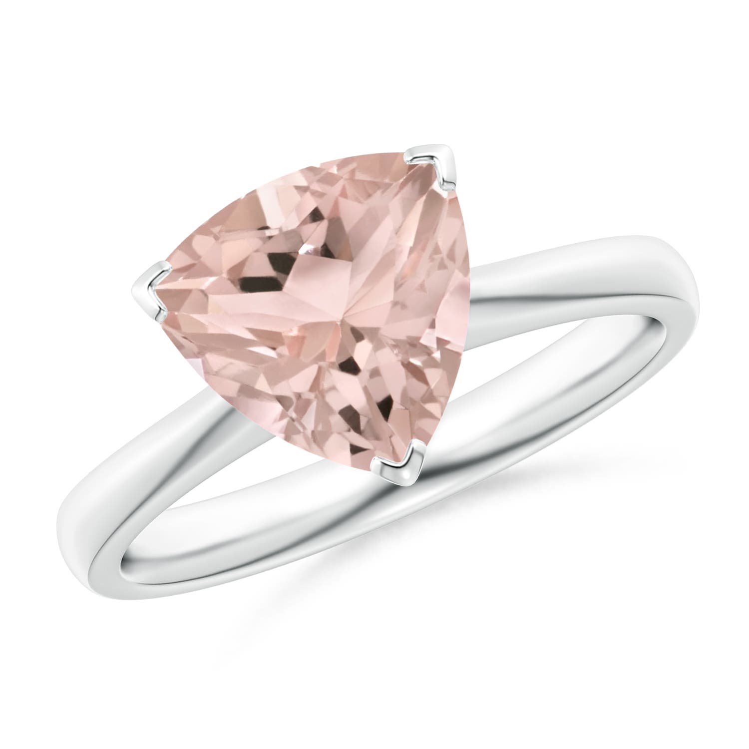 A - Morganite / 1.9 CT / 14 KT White Gold