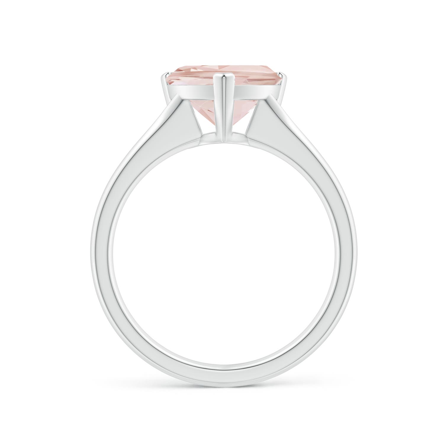 A - Morganite / 1.9 CT / 14 KT White Gold