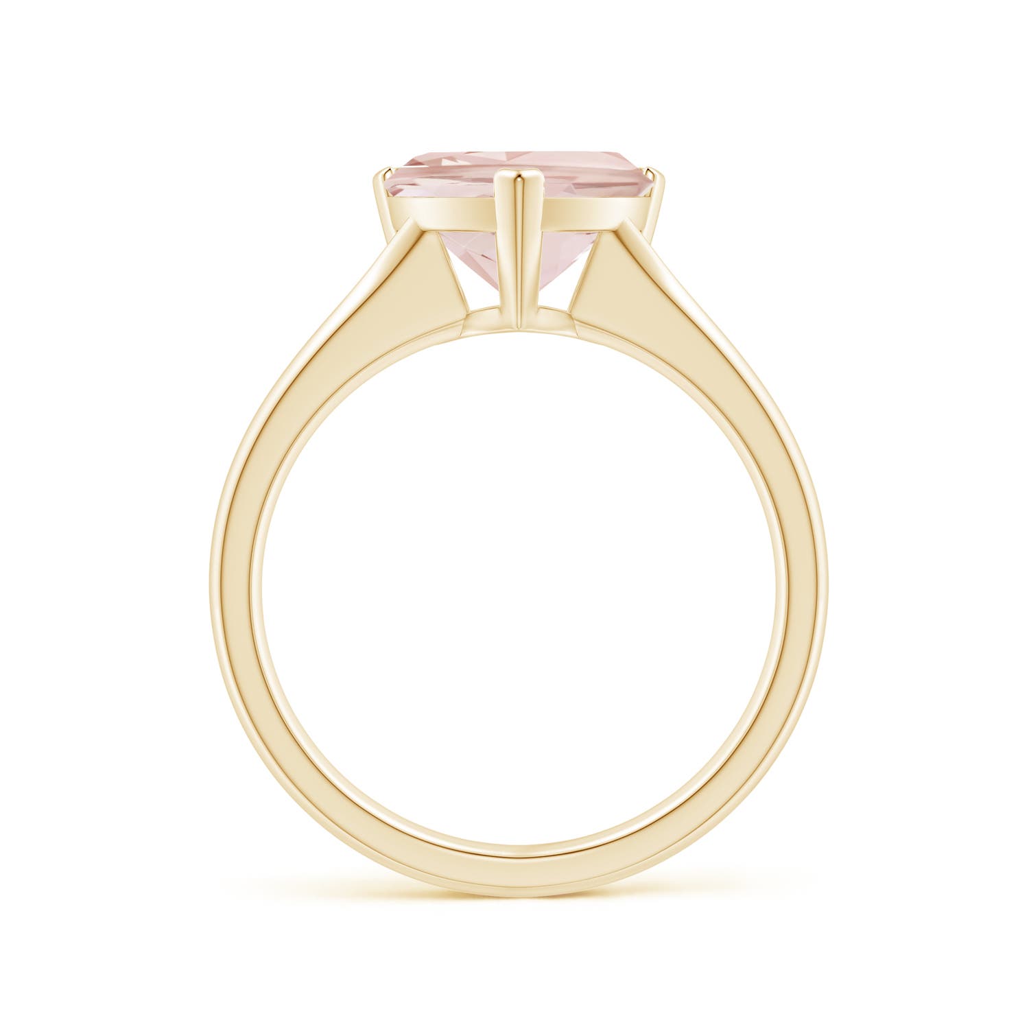 A - Morganite / 1.9 CT / 14 KT Yellow Gold