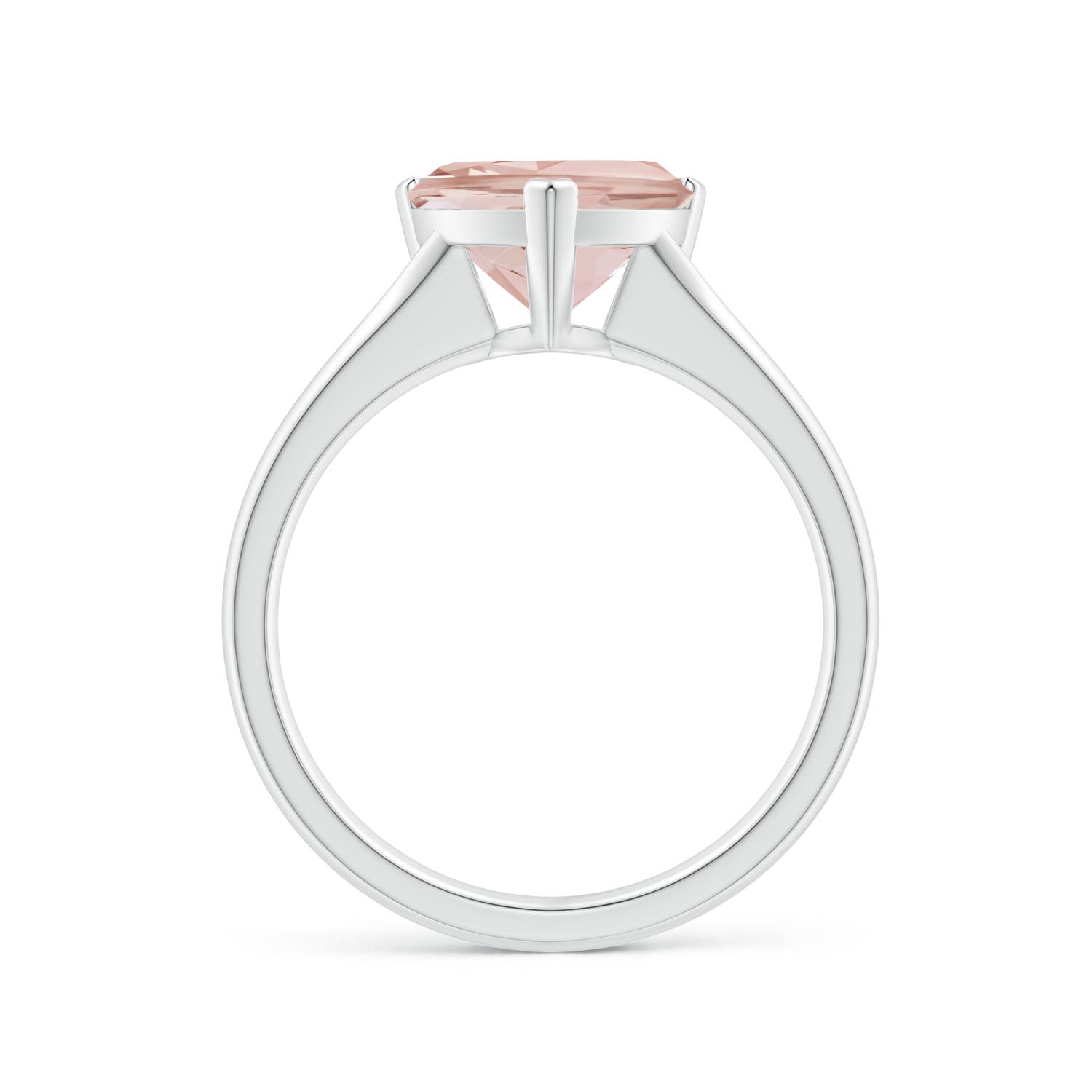 AA - Morganite / 1.9 CT / 14 KT White Gold