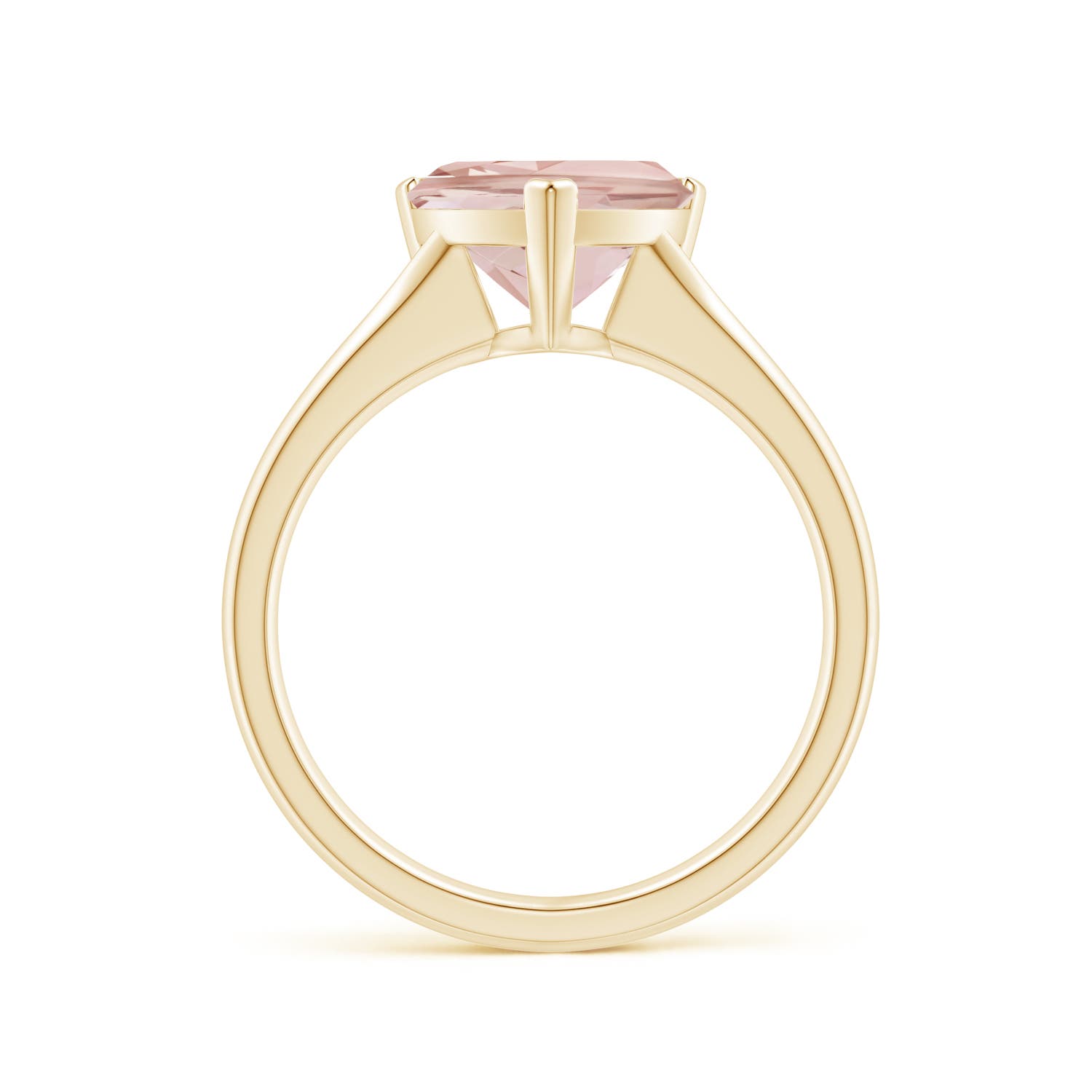 AA - Morganite / 1.9 CT / 14 KT Yellow Gold