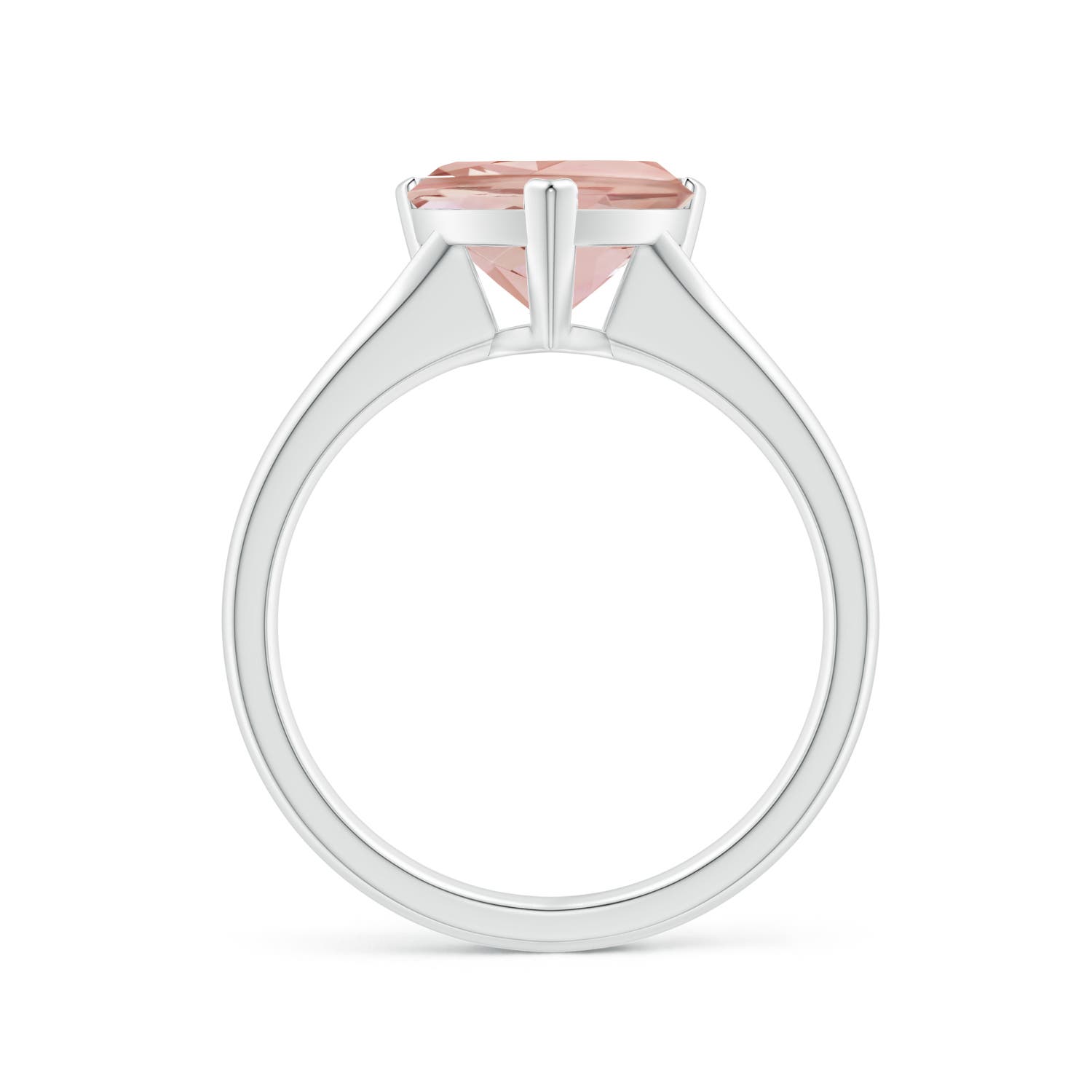 AAA - Morganite / 1.9 CT / 14 KT White Gold