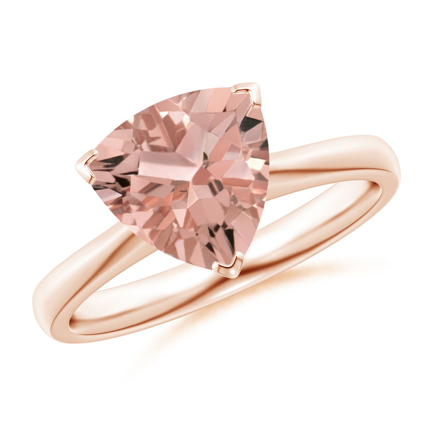 AAAA - Morganite / 1.9 CT / 14 KT Rose Gold