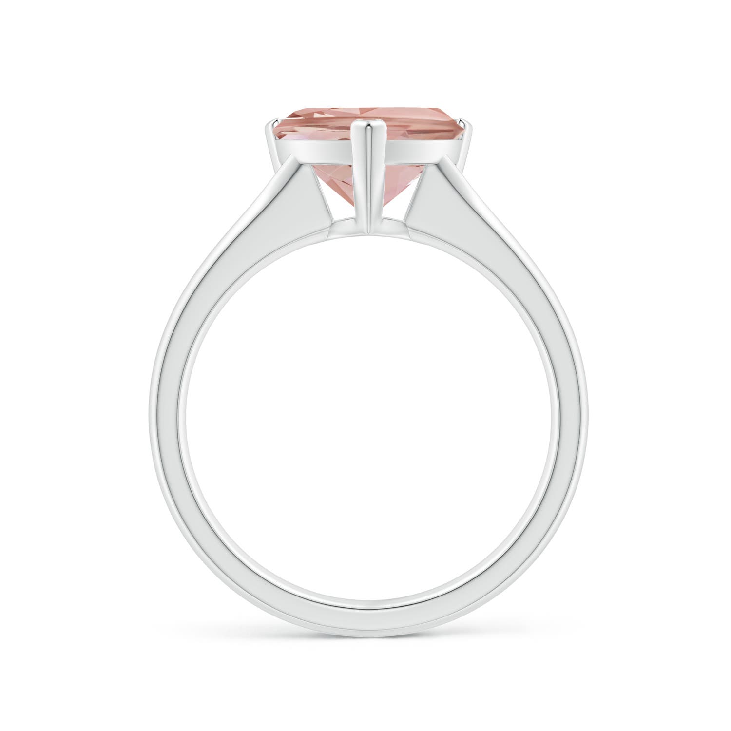 AAAA - Morganite / 1.9 CT / 14 KT White Gold