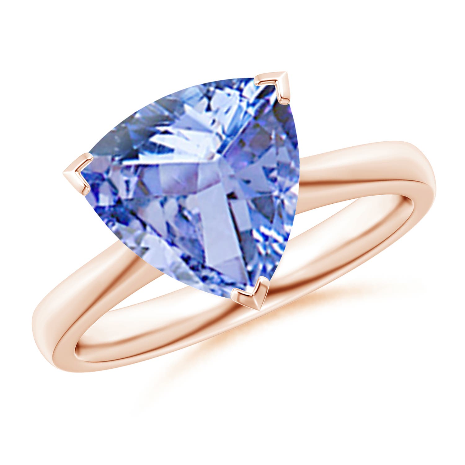 A - Tanzanite / 3 CT / 14 KT Rose Gold