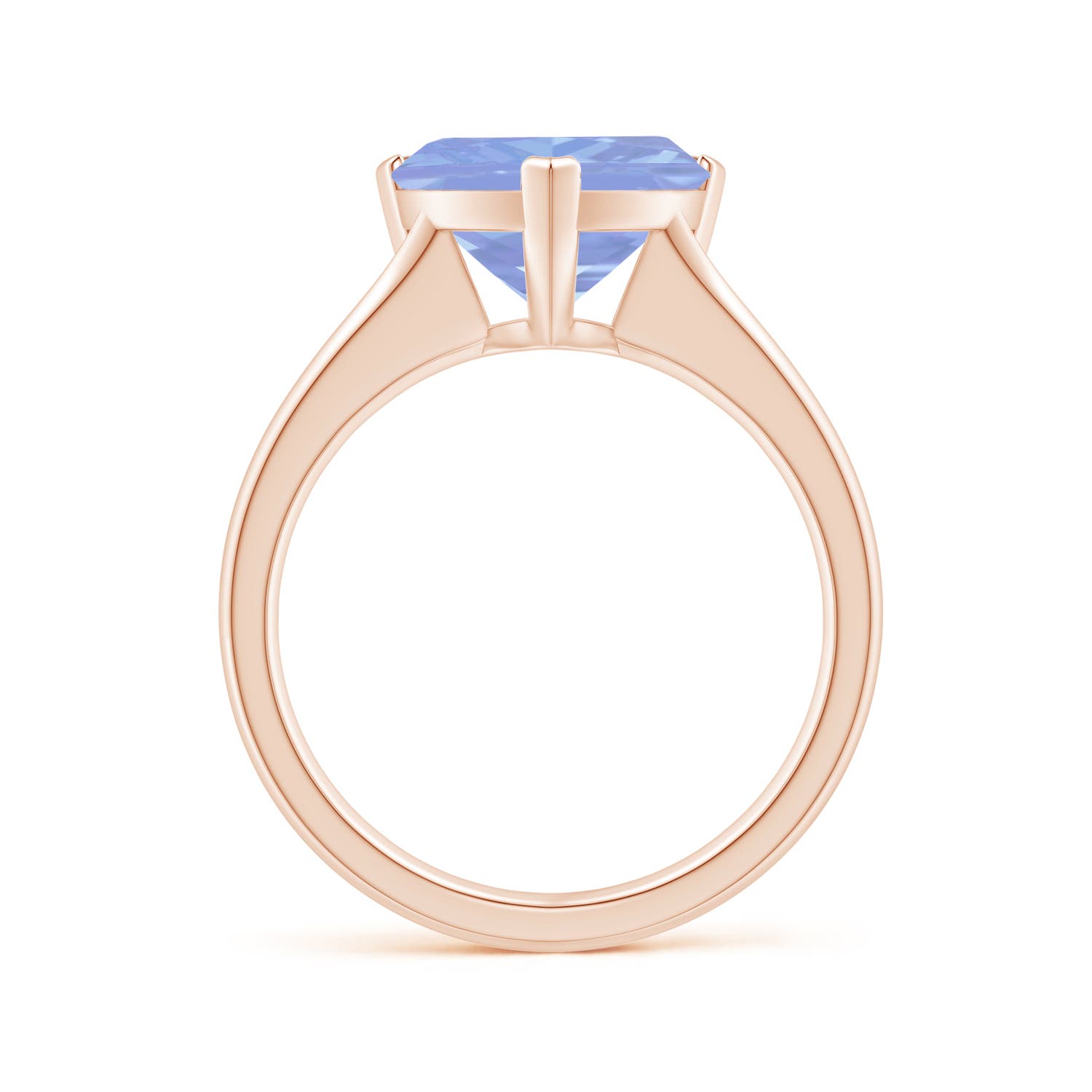 A - Tanzanite / 3 CT / 14 KT Rose Gold