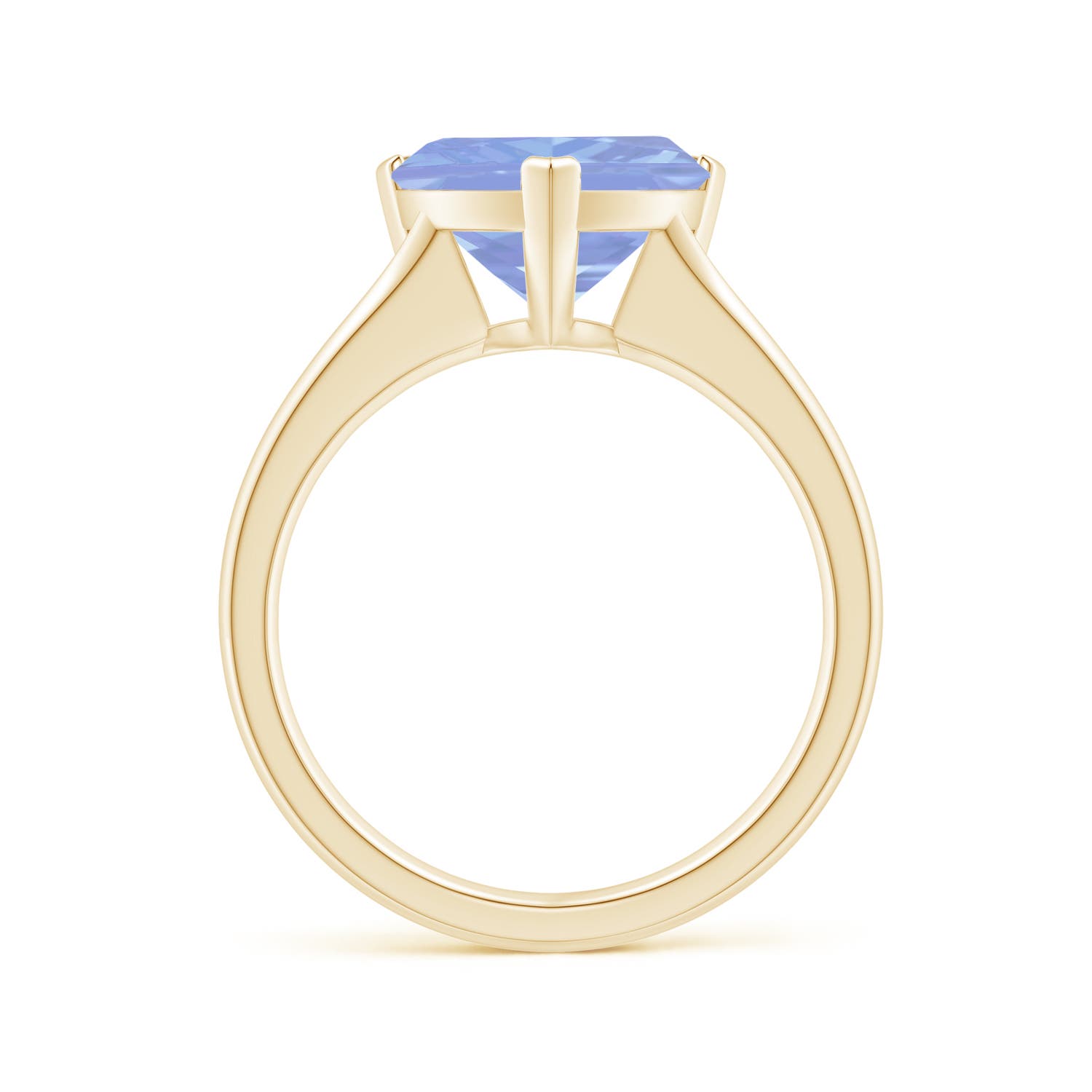 A - Tanzanite / 3 CT / 14 KT Yellow Gold