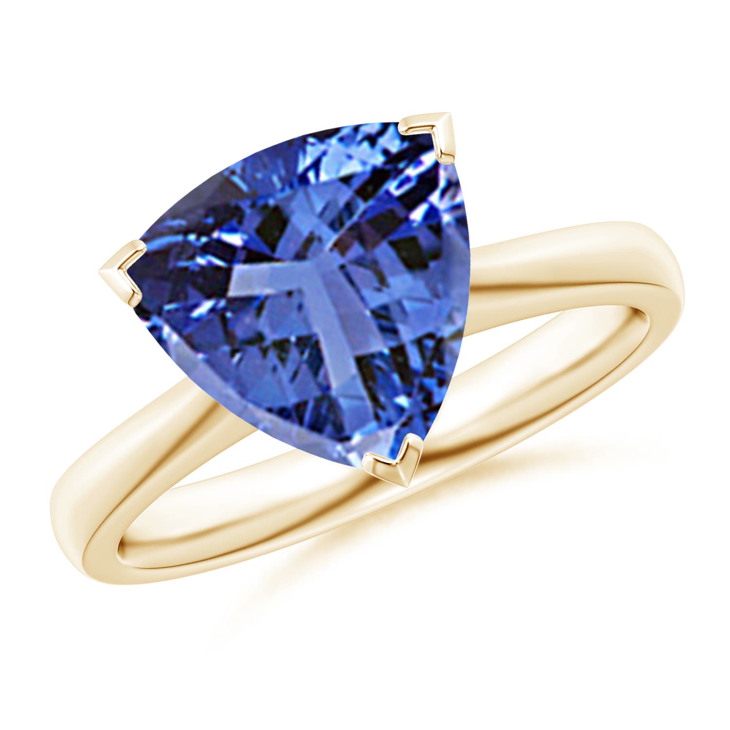 AA - Tanzanite / 3 CT / 14 KT Yellow Gold