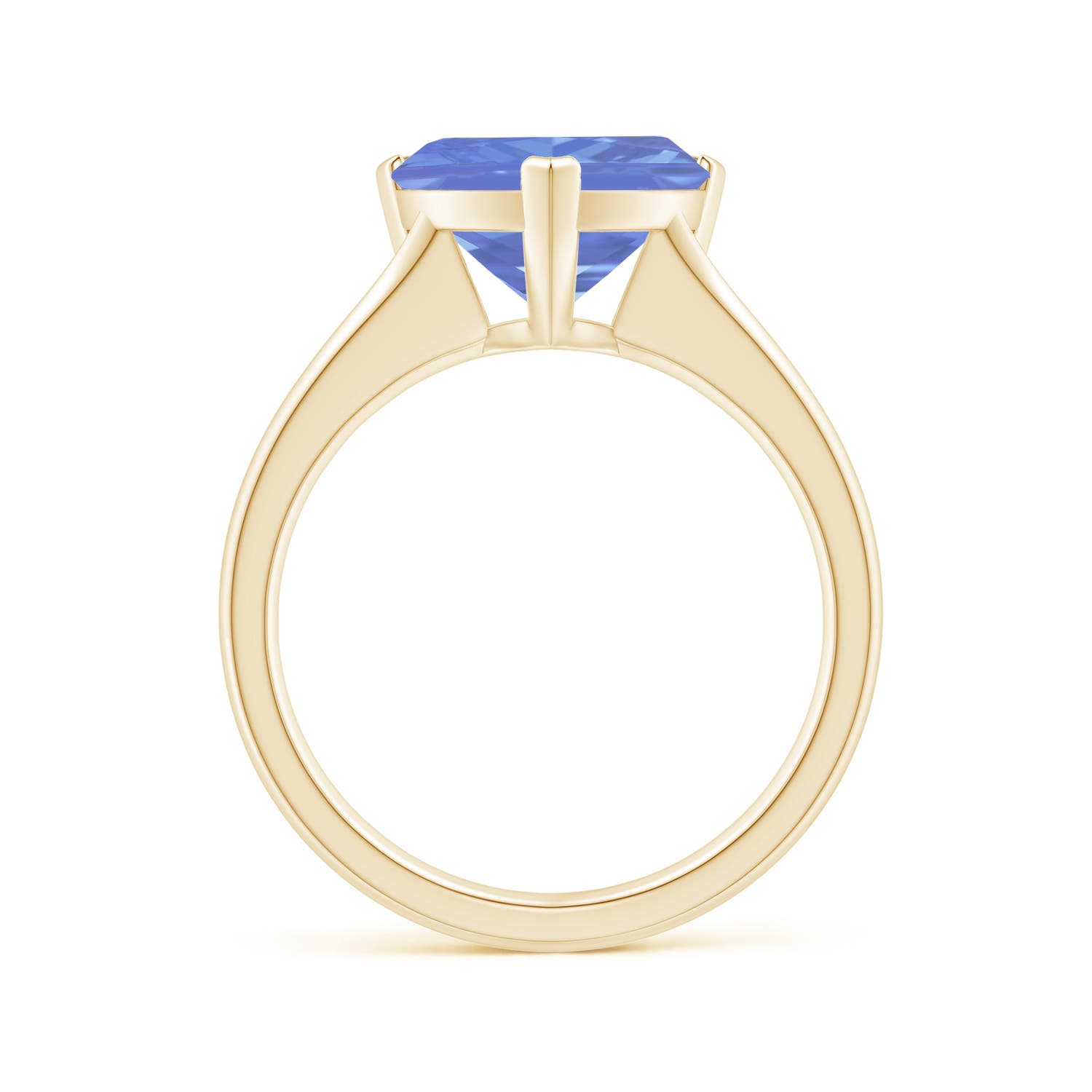 AA - Tanzanite / 3 CT / 14 KT Yellow Gold