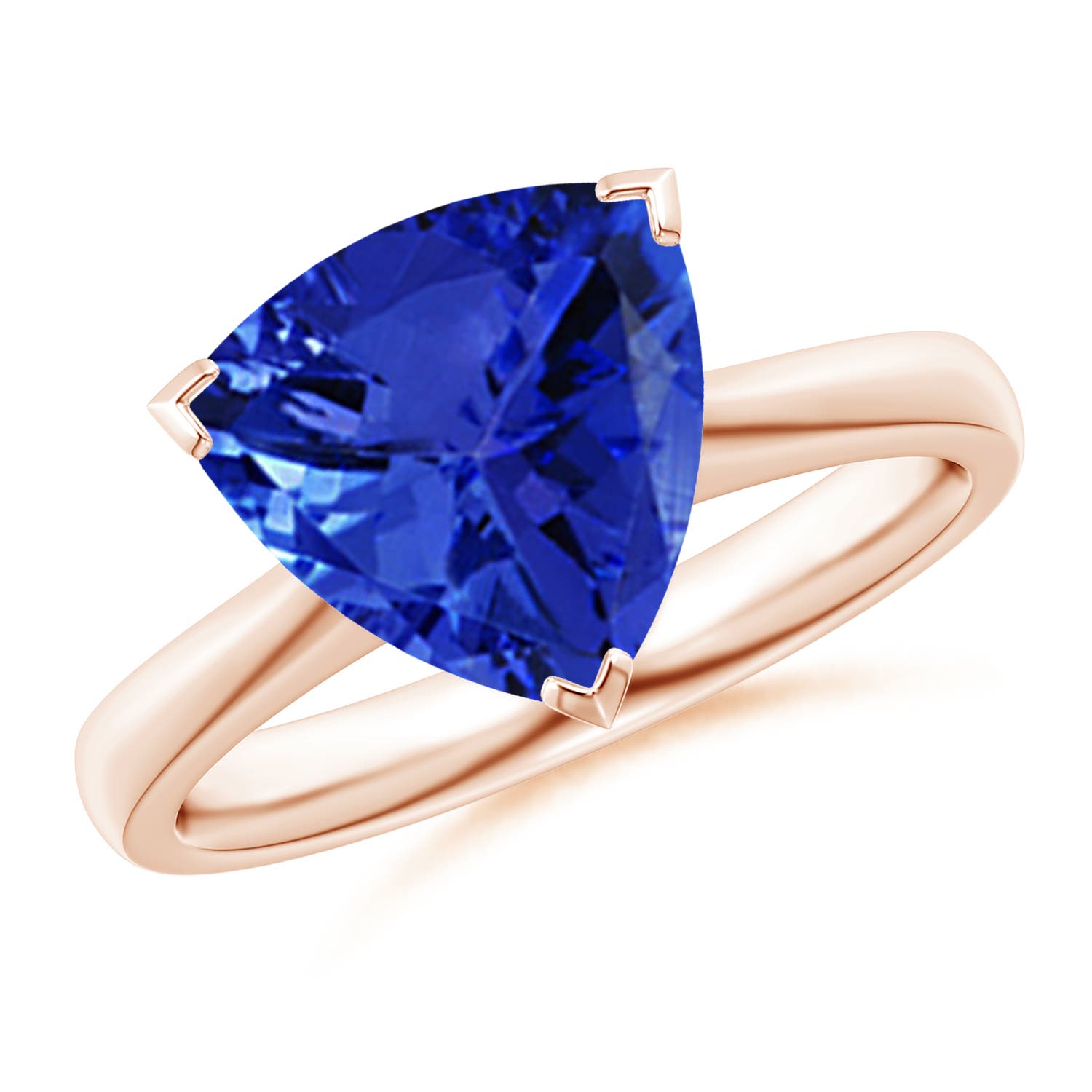 AAA - Tanzanite / 3 CT / 14 KT Rose Gold