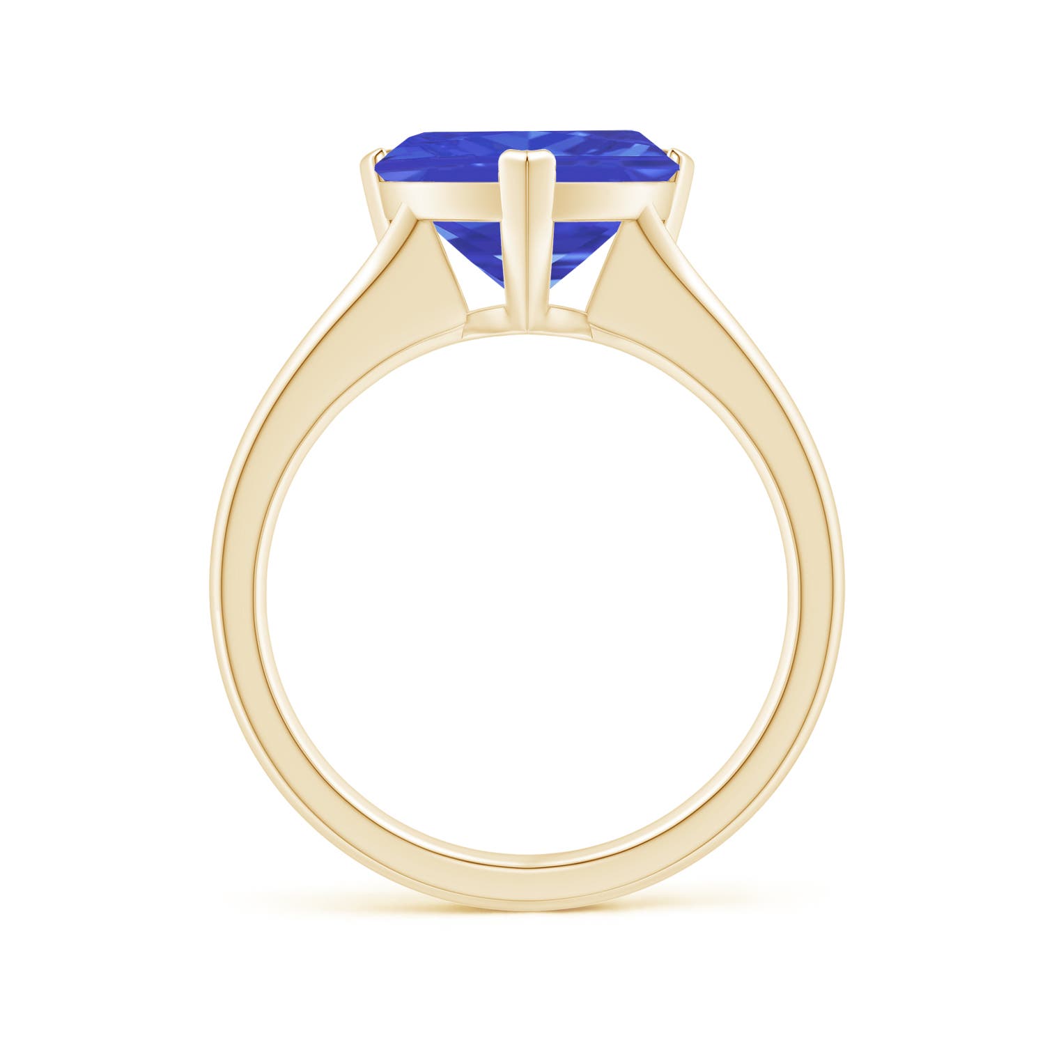 AAA - Tanzanite / 3 CT / 14 KT Yellow Gold