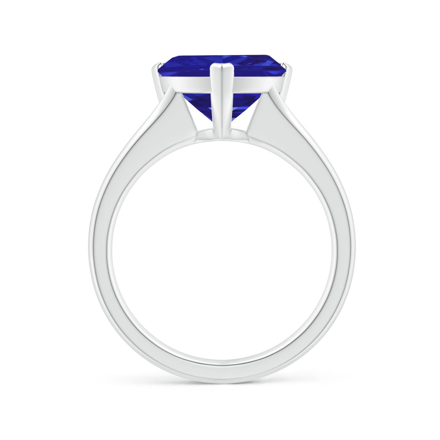 AAAA - Tanzanite / 3 CT / 14 KT White Gold