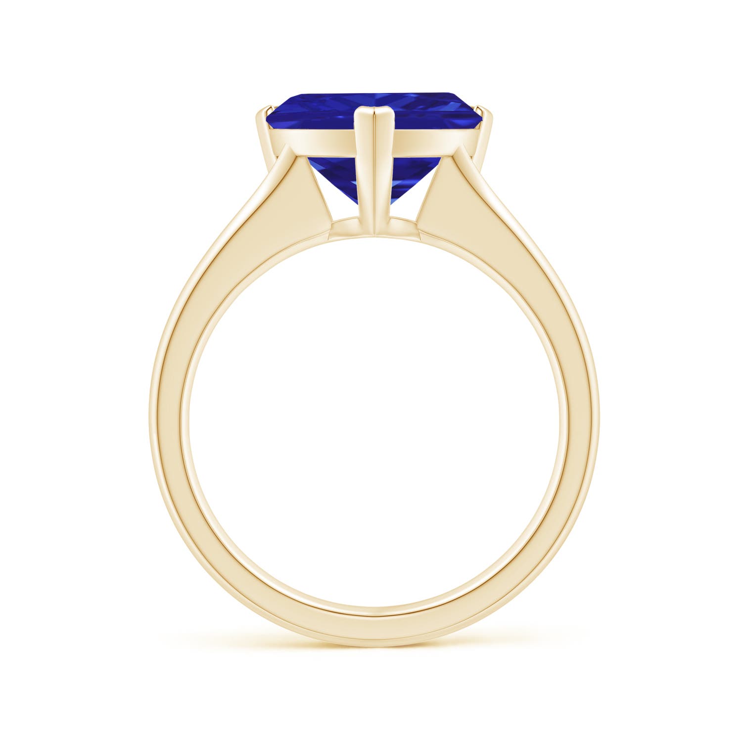 AAAA - Tanzanite / 3 CT / 14 KT Yellow Gold