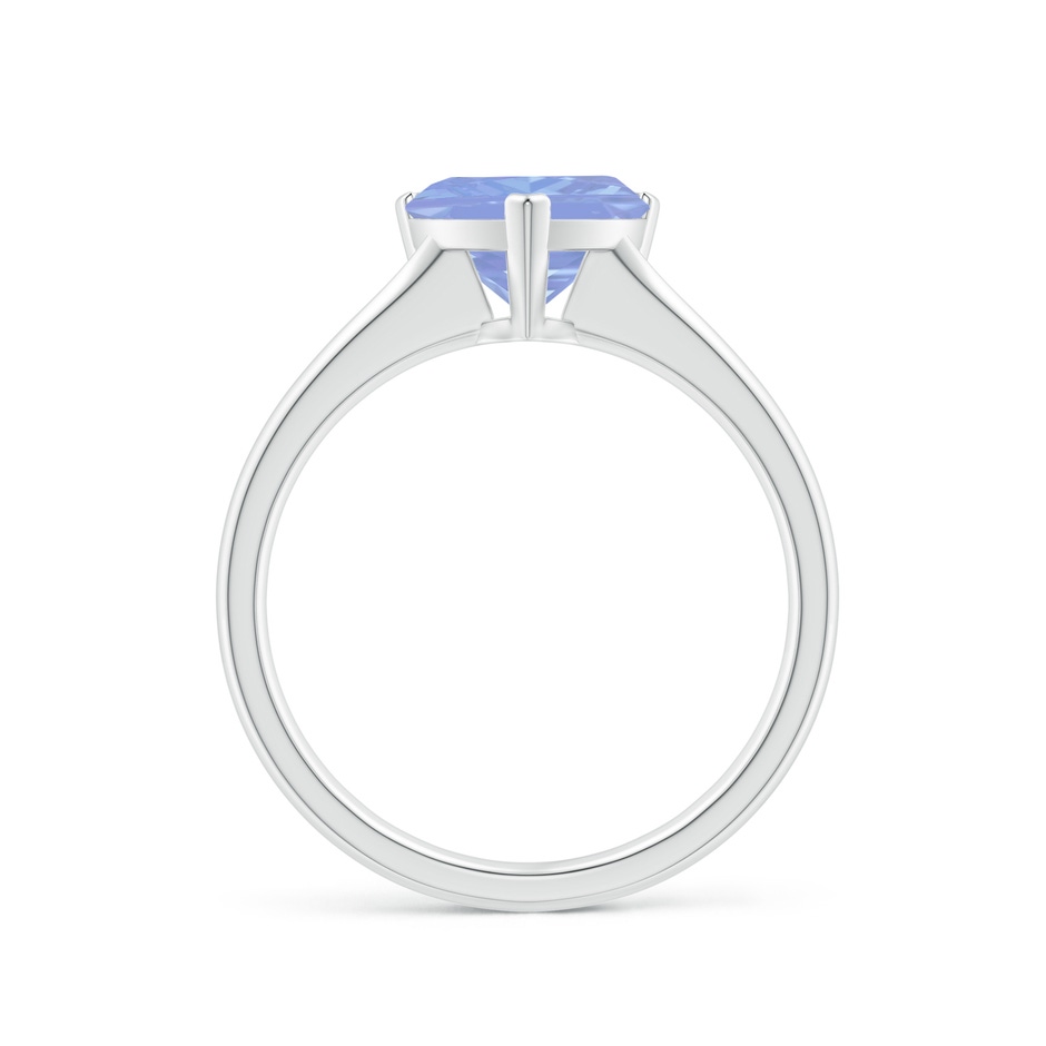 8mm A Trillion Tanzanite Solitaire Engagement Ring in White Gold side 199
