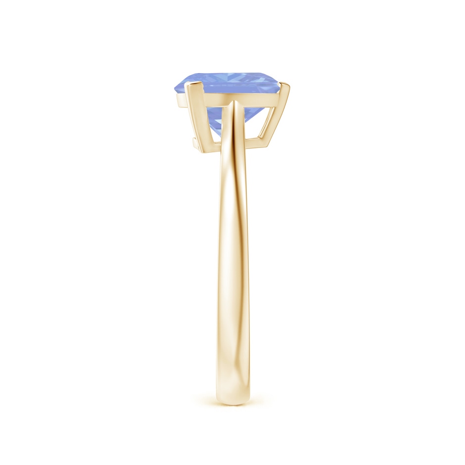 8mm A Trillion Tanzanite Solitaire Engagement Ring in Yellow Gold side 299