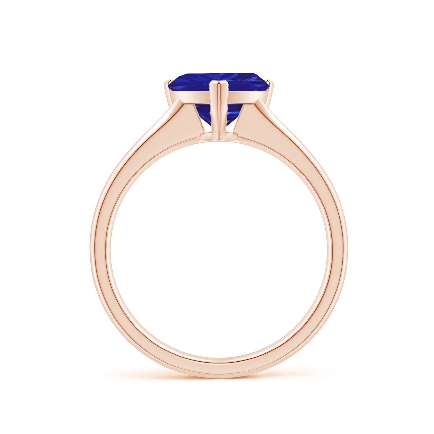 AAAA - Tanzanite / 1.8 CT / 14 KT Rose Gold