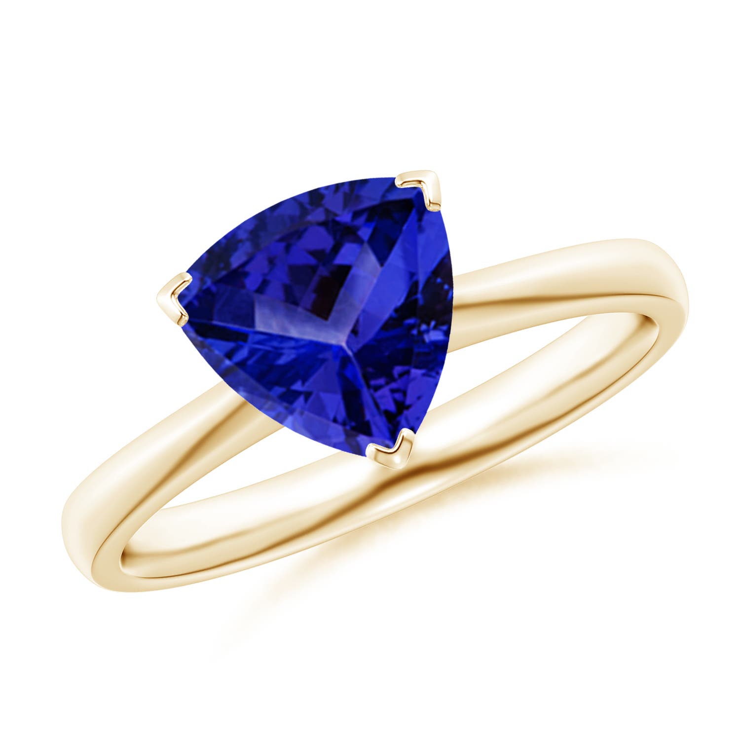 AAAA - Tanzanite / 1.8 CT / 14 KT Yellow Gold