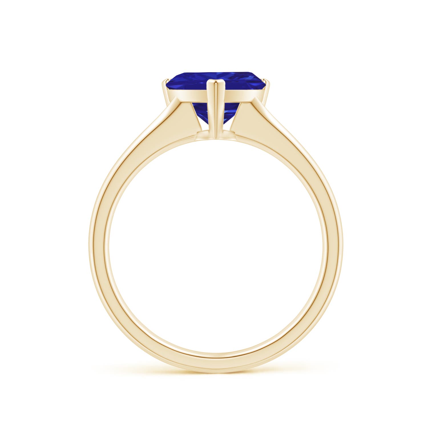 AAAA - Tanzanite / 1.8 CT / 14 KT Yellow Gold