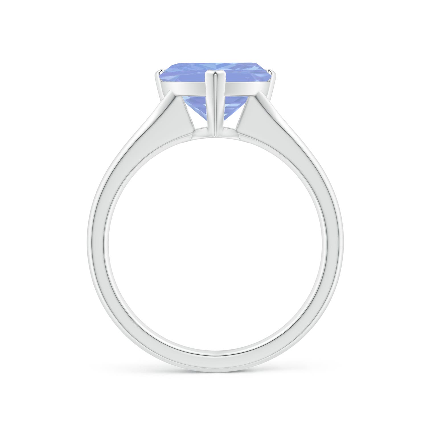 A - Tanzanite / 2.45 CT / 14 KT White Gold