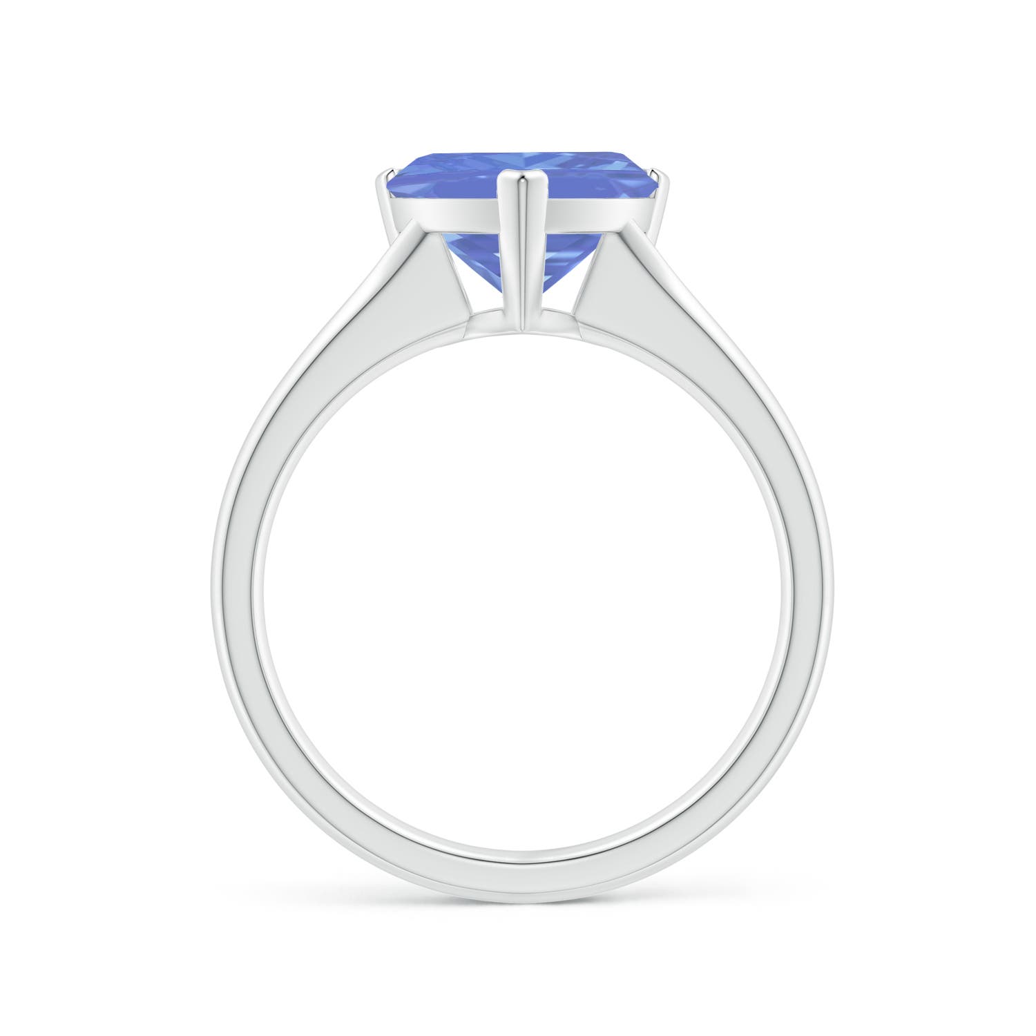 AA - Tanzanite / 2.45 CT / 14 KT White Gold