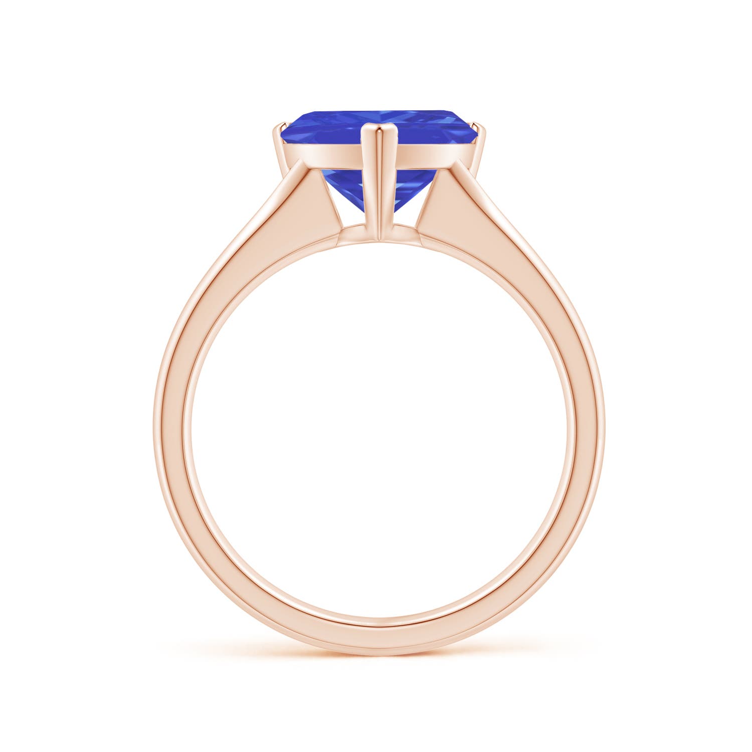 AAA - Tanzanite / 2.45 CT / 14 KT Rose Gold