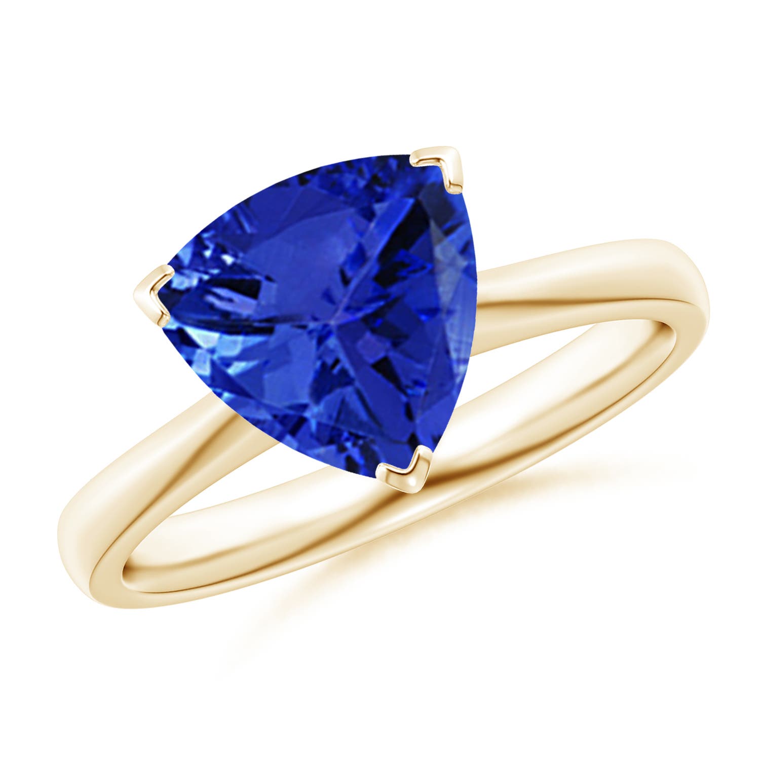 AAA - Tanzanite / 2.45 CT / 14 KT Yellow Gold