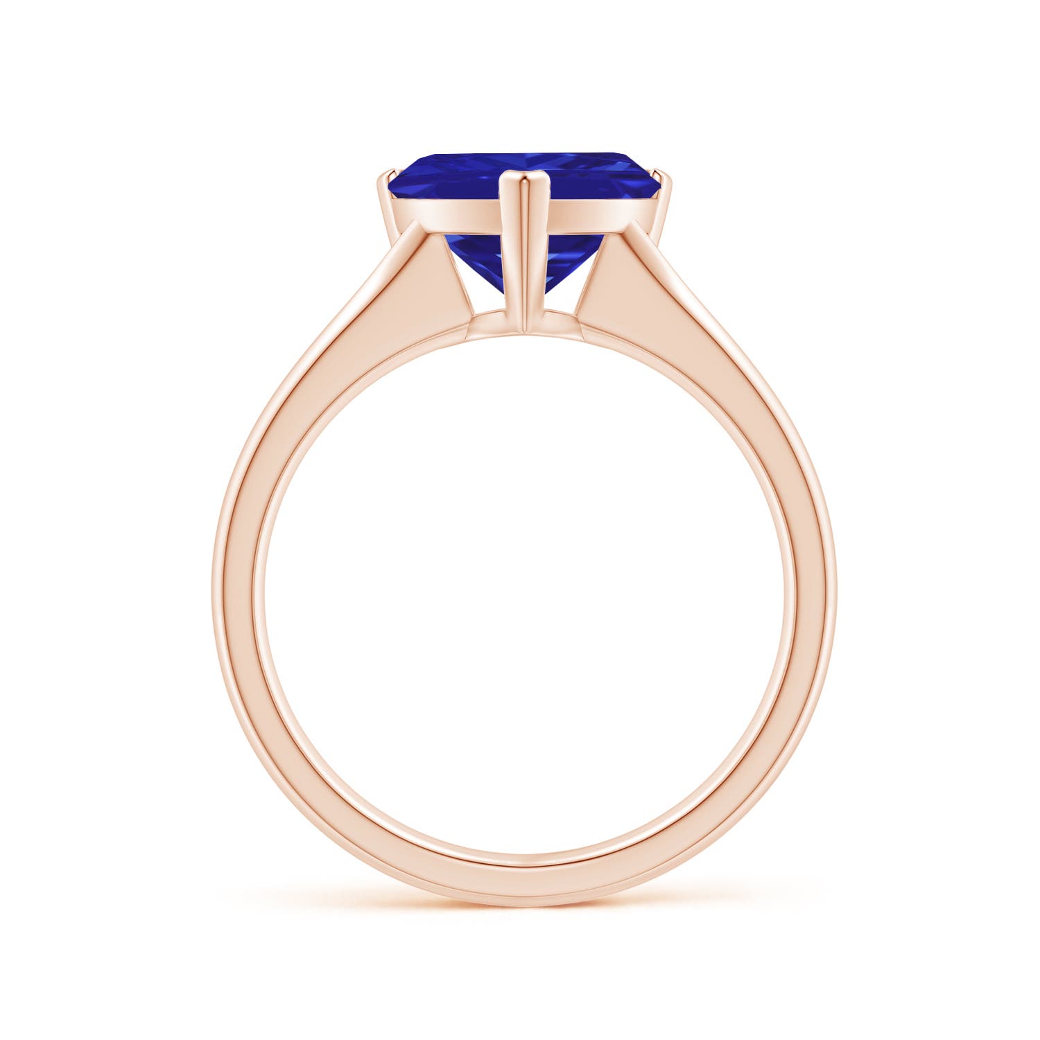 AAAA - Tanzanite / 2.45 CT / 14 KT Rose Gold