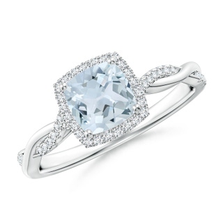 Cushion A Aquamarine