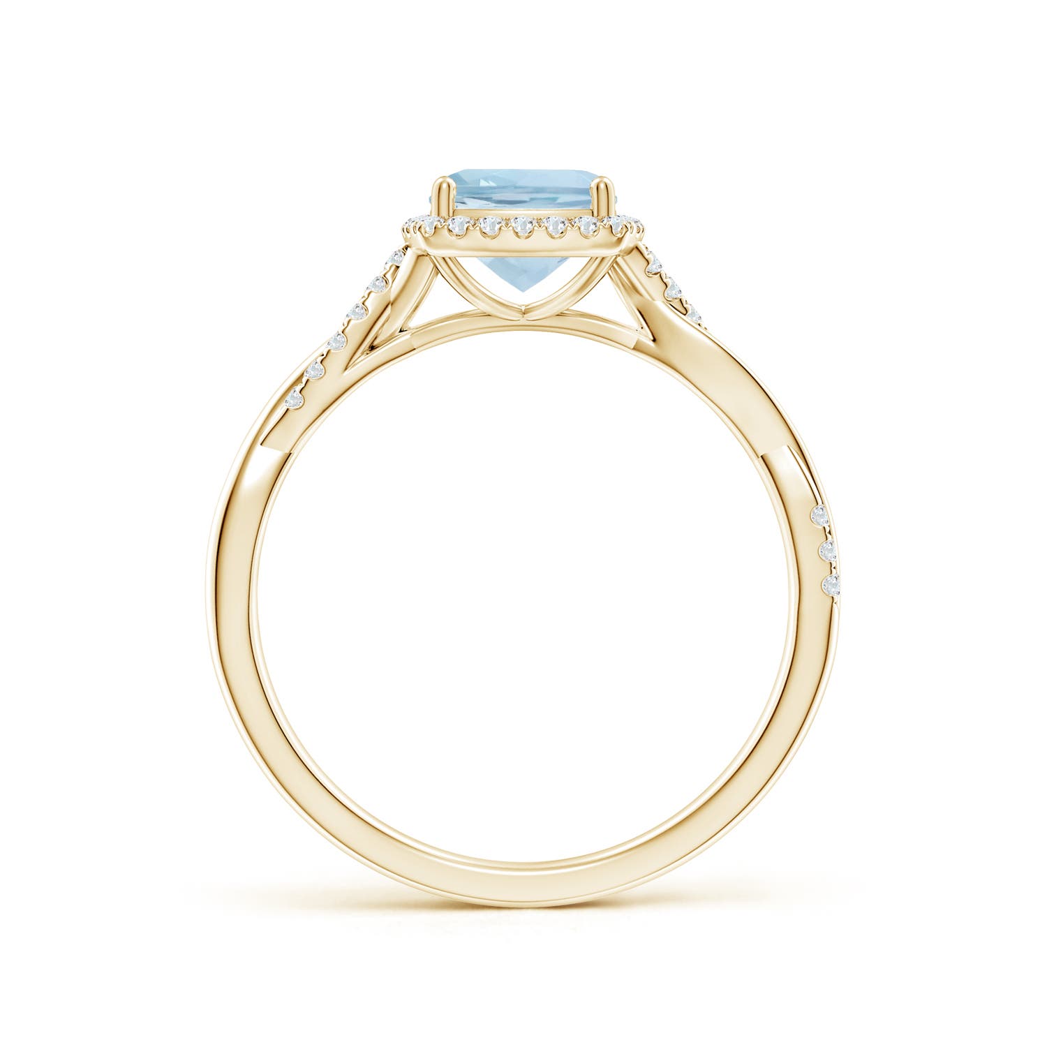 AA - Aquamarine / 1.05 CT / 14 KT Yellow Gold