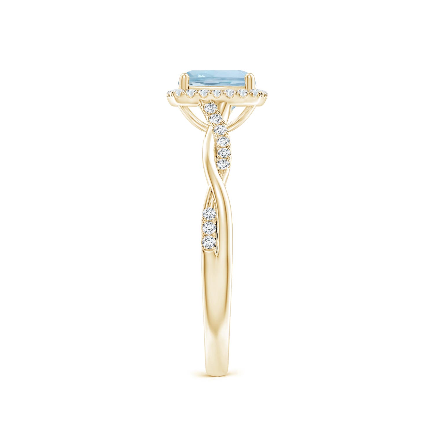 AA - Aquamarine / 1.05 CT / 14 KT Yellow Gold