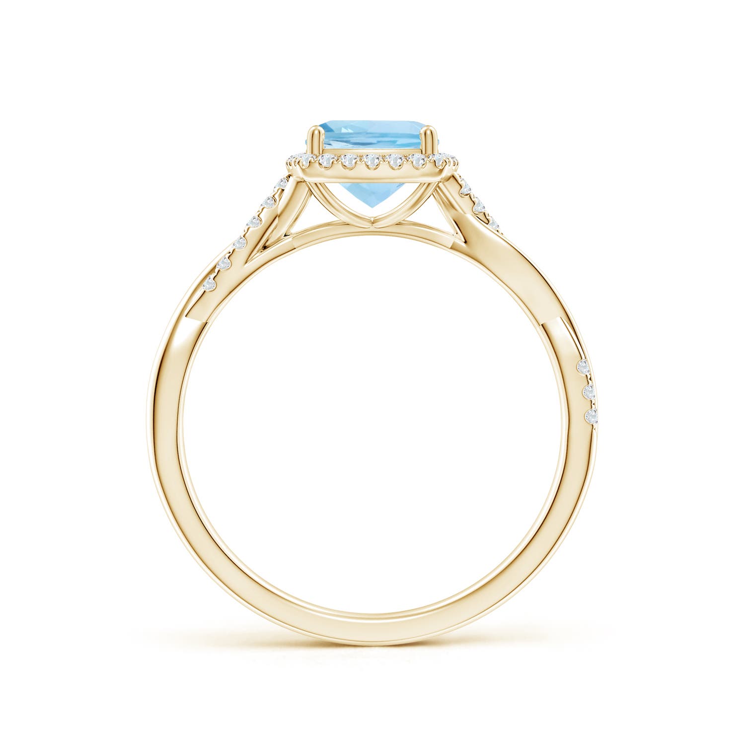 AAA - Aquamarine / 1.05 CT / 14 KT Yellow Gold