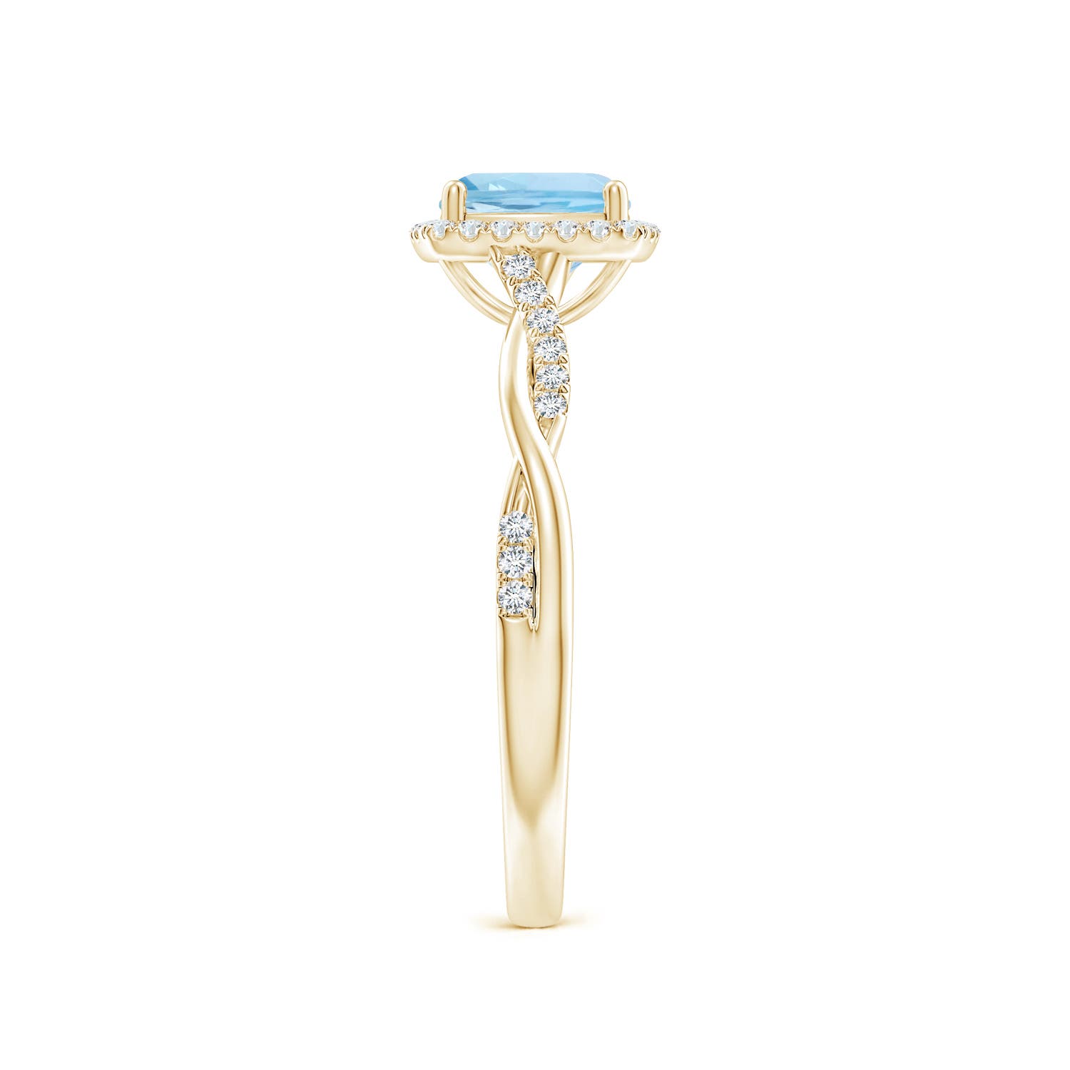 AAA - Aquamarine / 1.05 CT / 14 KT Yellow Gold