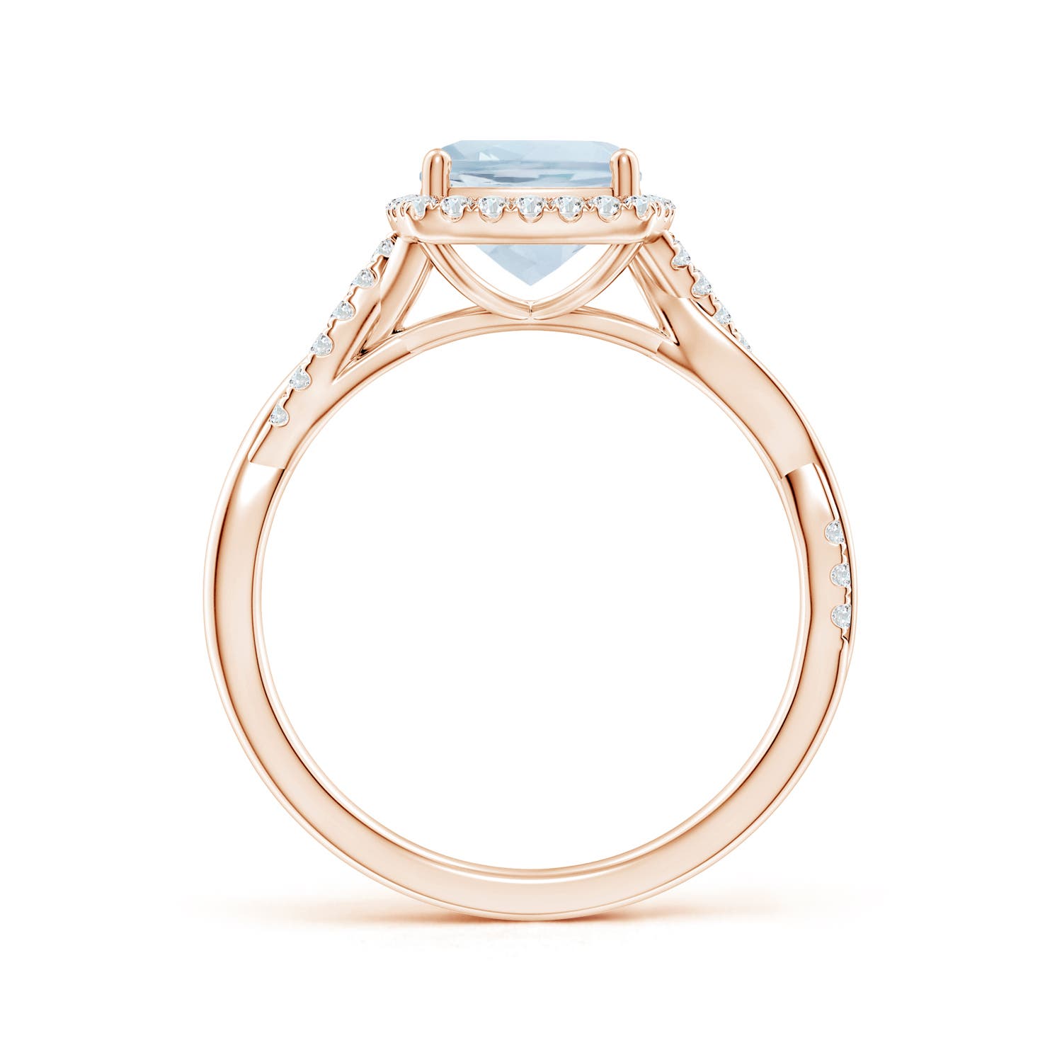 A - Aquamarine / 1.64 CT / 14 KT Rose Gold