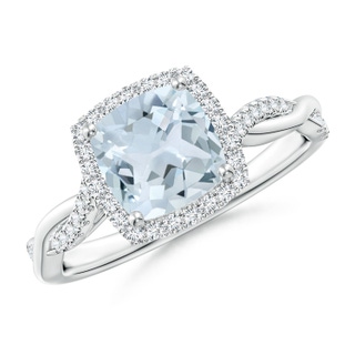 Cushion A Aquamarine